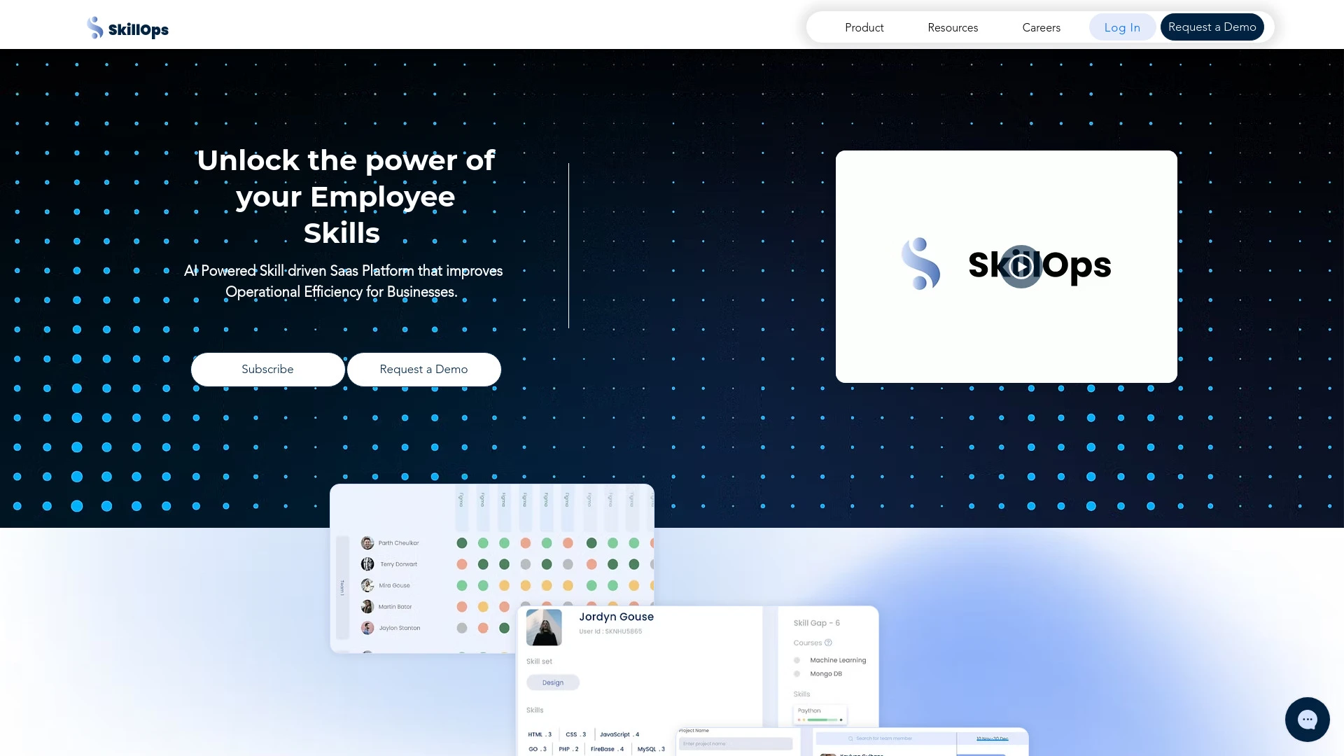 SkillOps.ai website preview