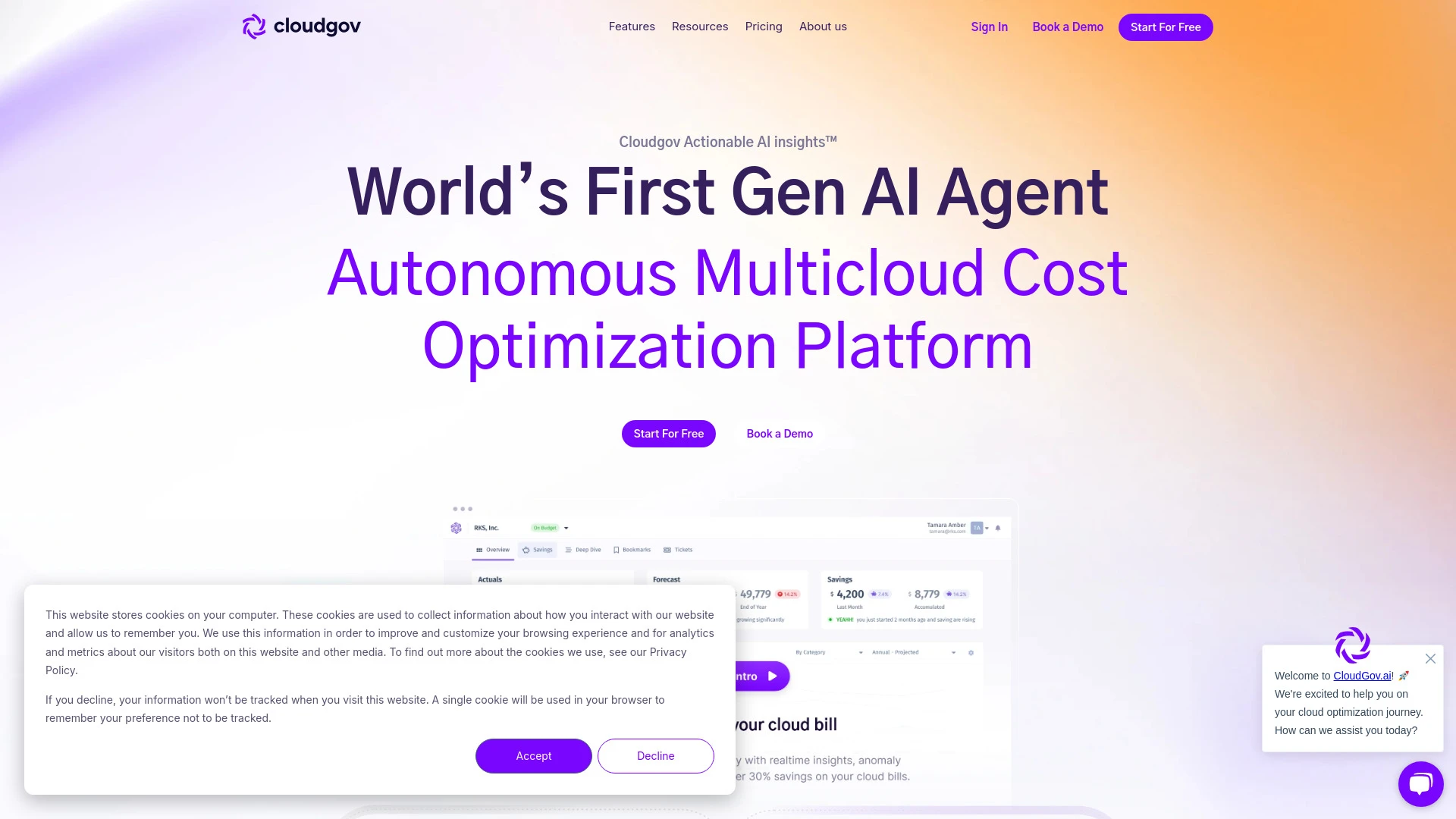 Cloudgov.ai website preview