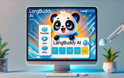 LangBuddy AI website preview