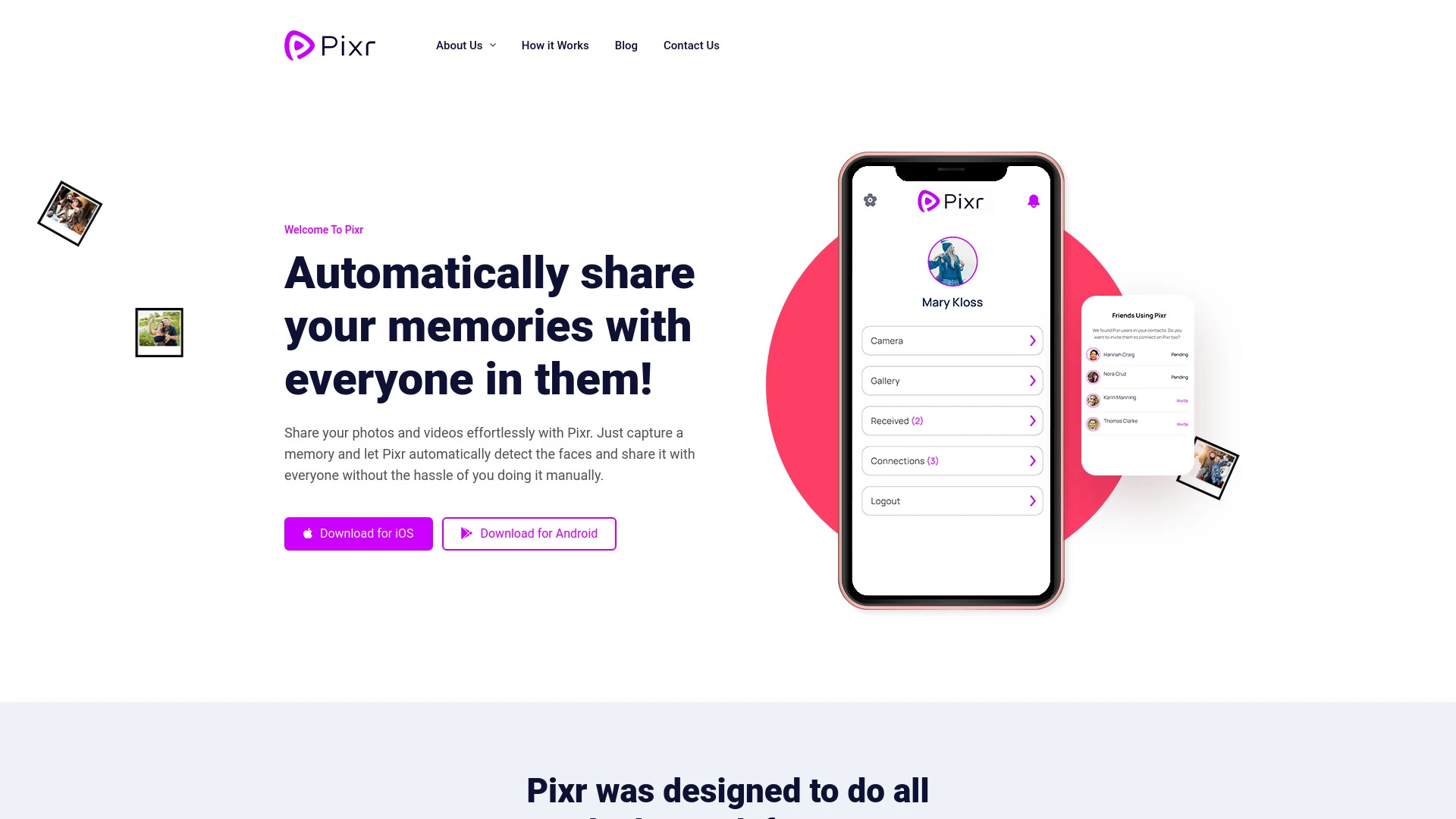 Pixr website preview