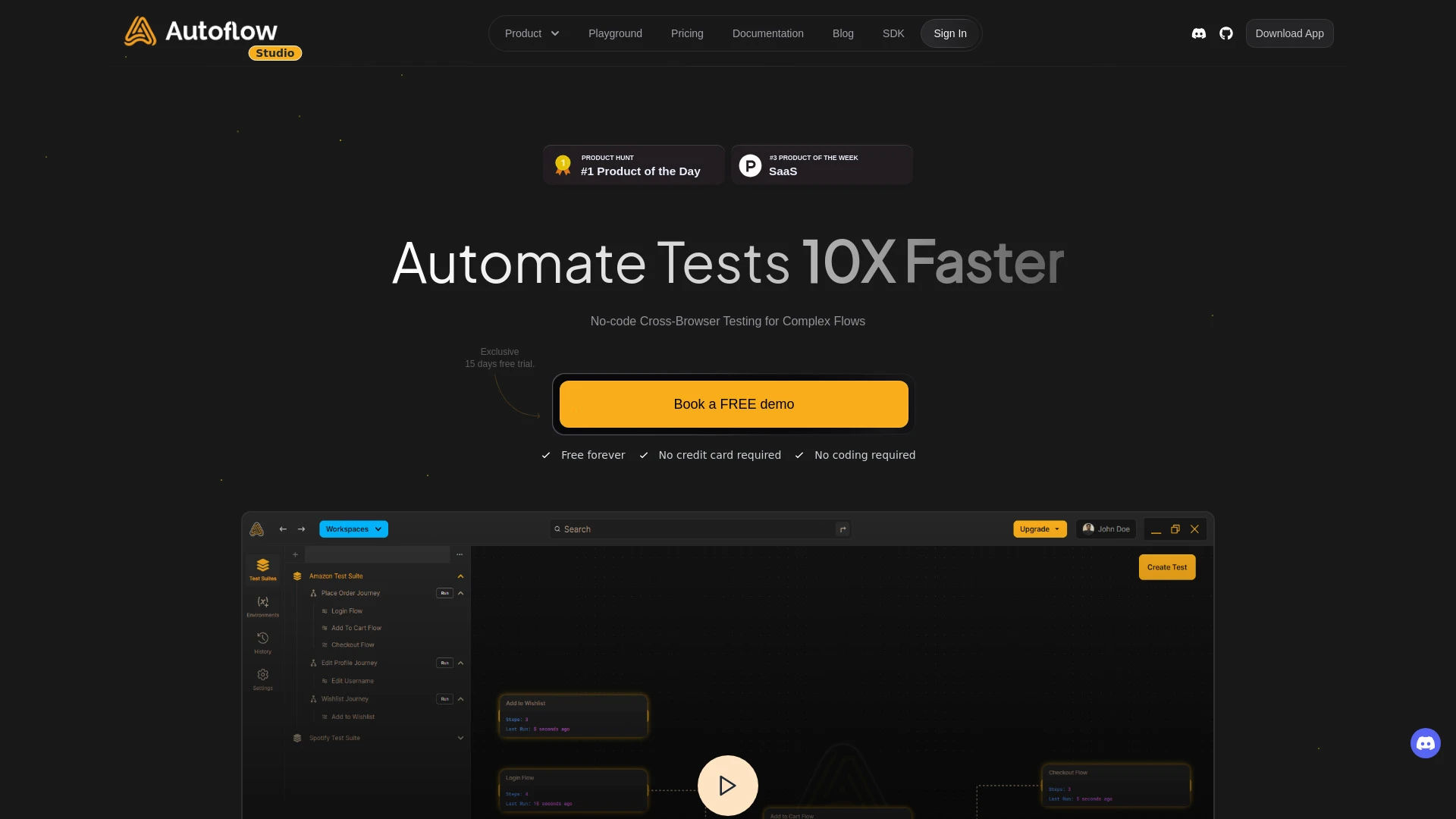 AutoFlow website preview