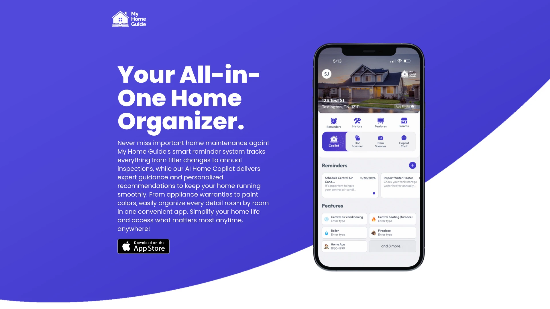 My Home Guide website preview