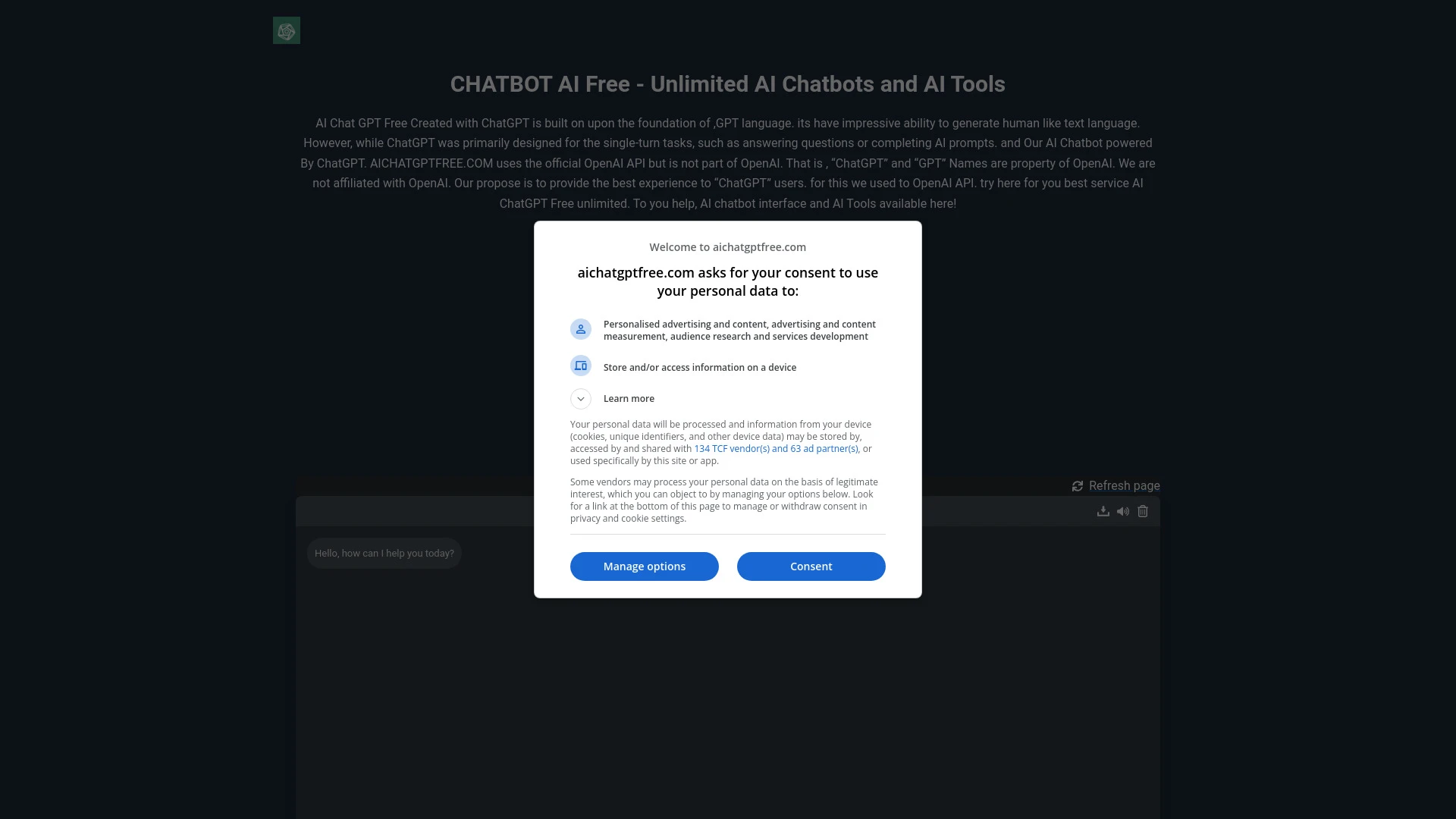 ChatAIGPT.net website preview