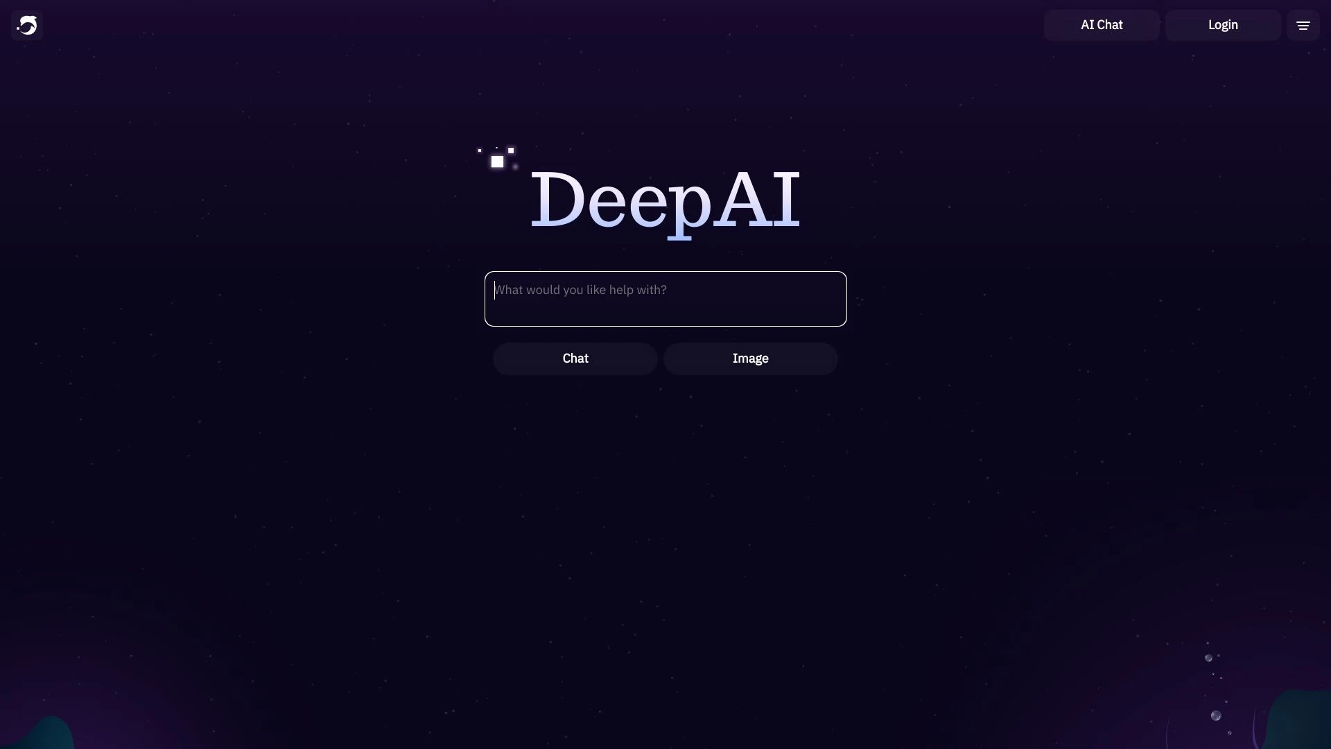 DeepAI website preview