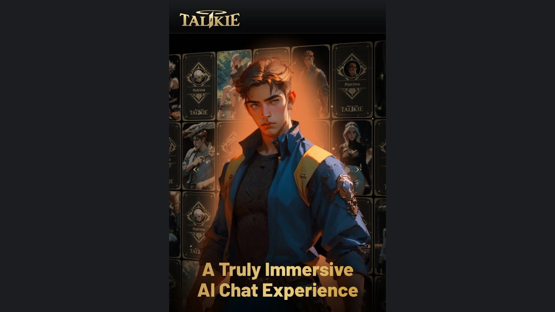 Talkie website preview