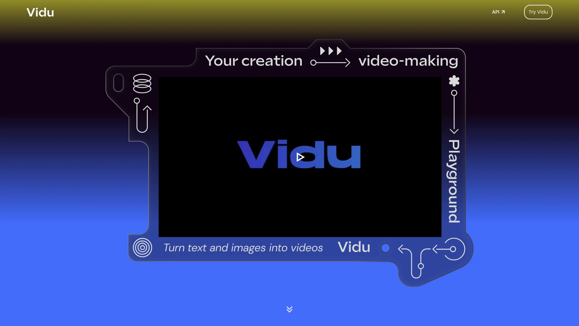 Vidu AI website preview