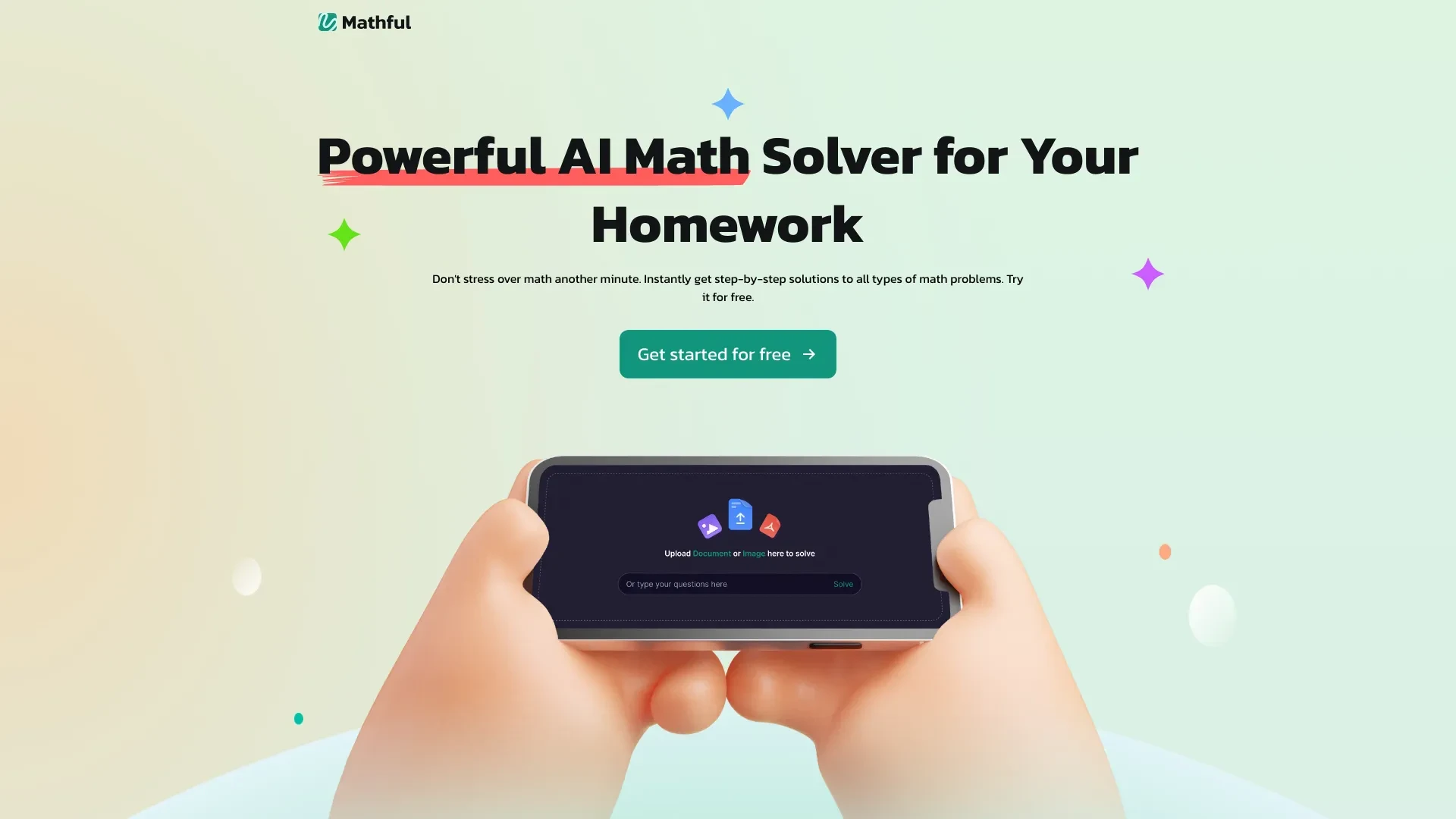 Mathful website preview