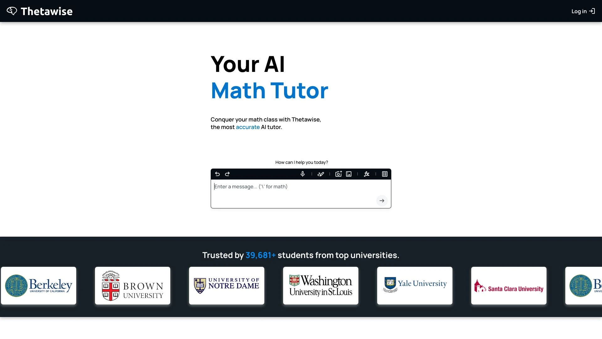 Thetawise website preview