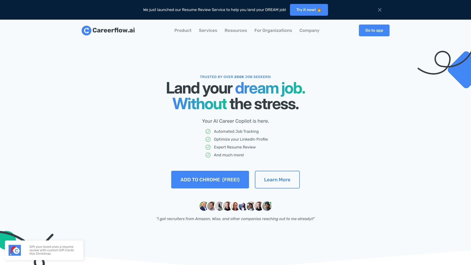 Careerflow website preview