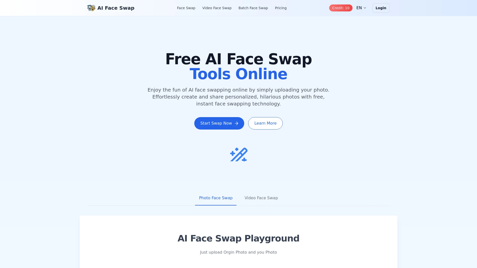 AIFaceSwap.ai website preview