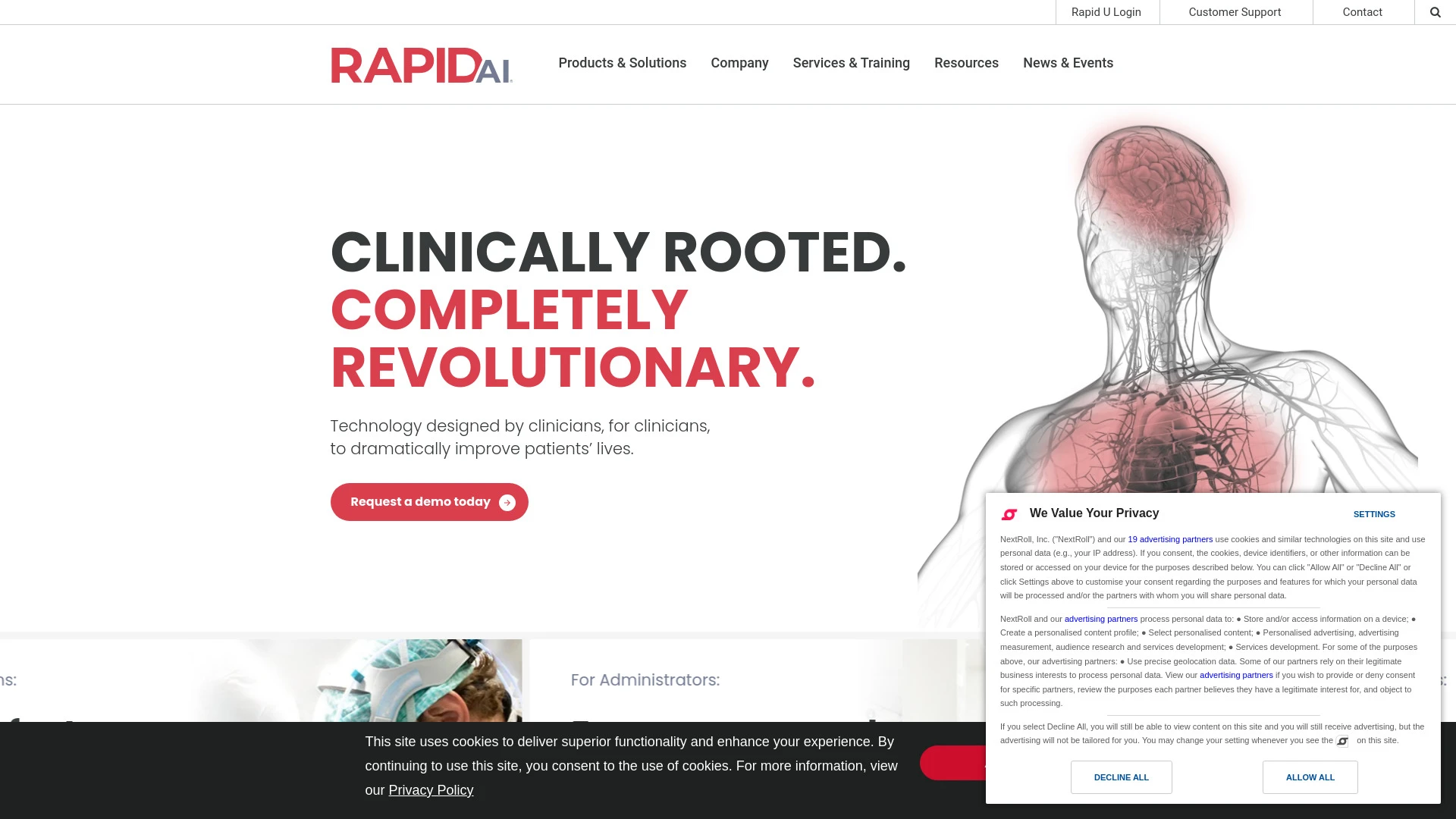 RapidAI website preview