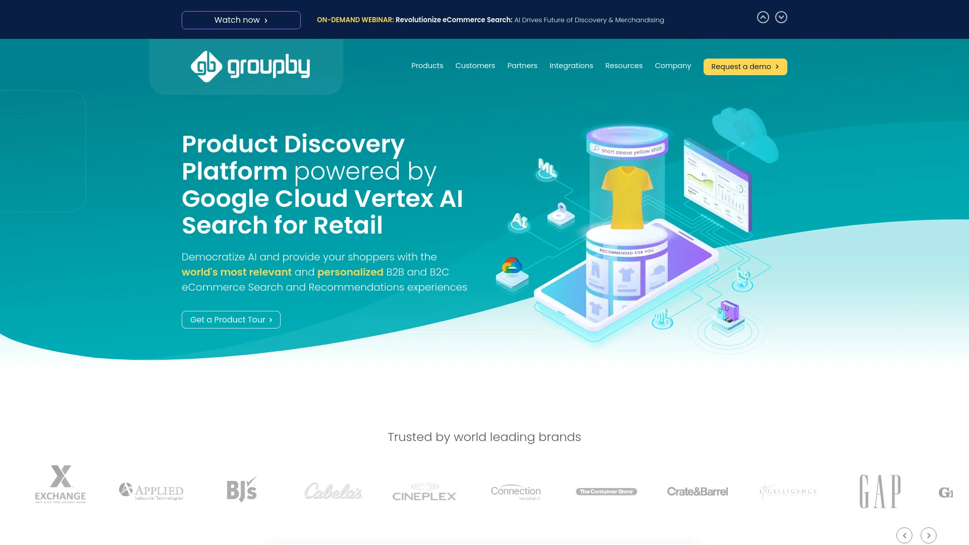 GroupBy website preview