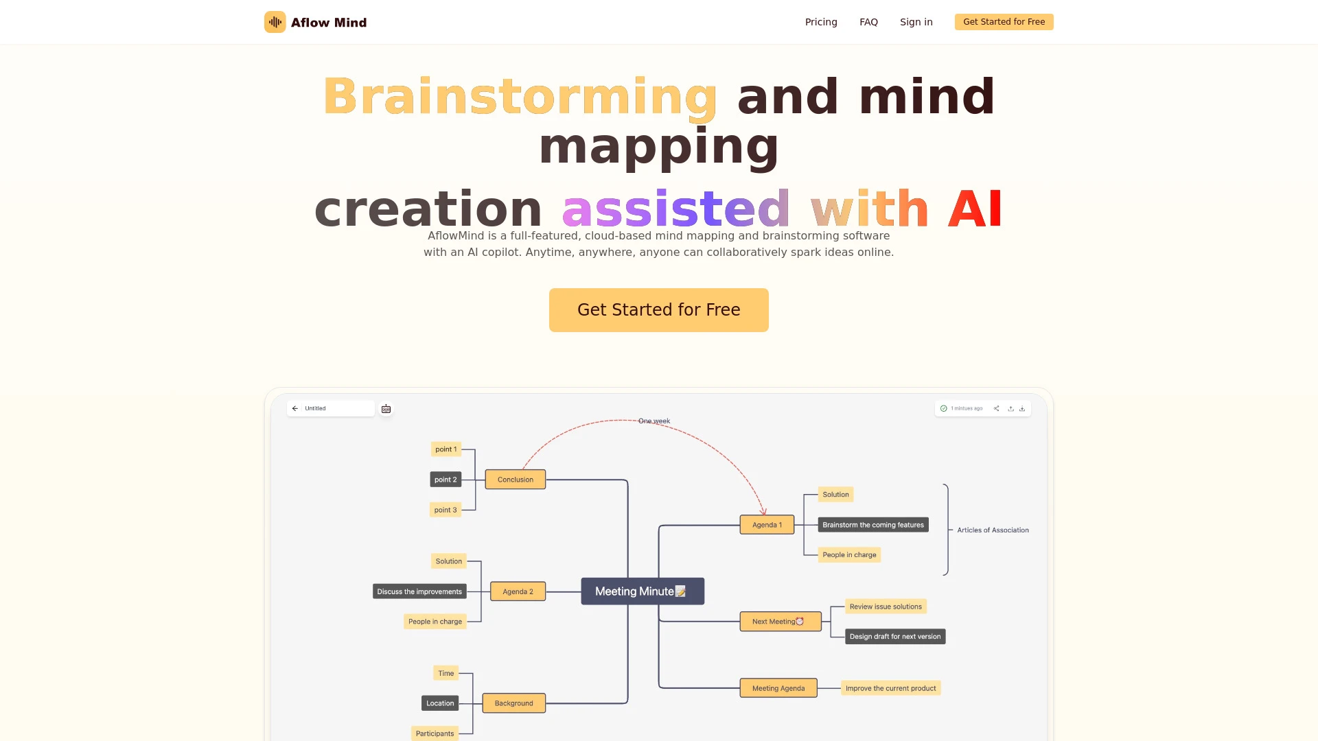 AflowMind website preview