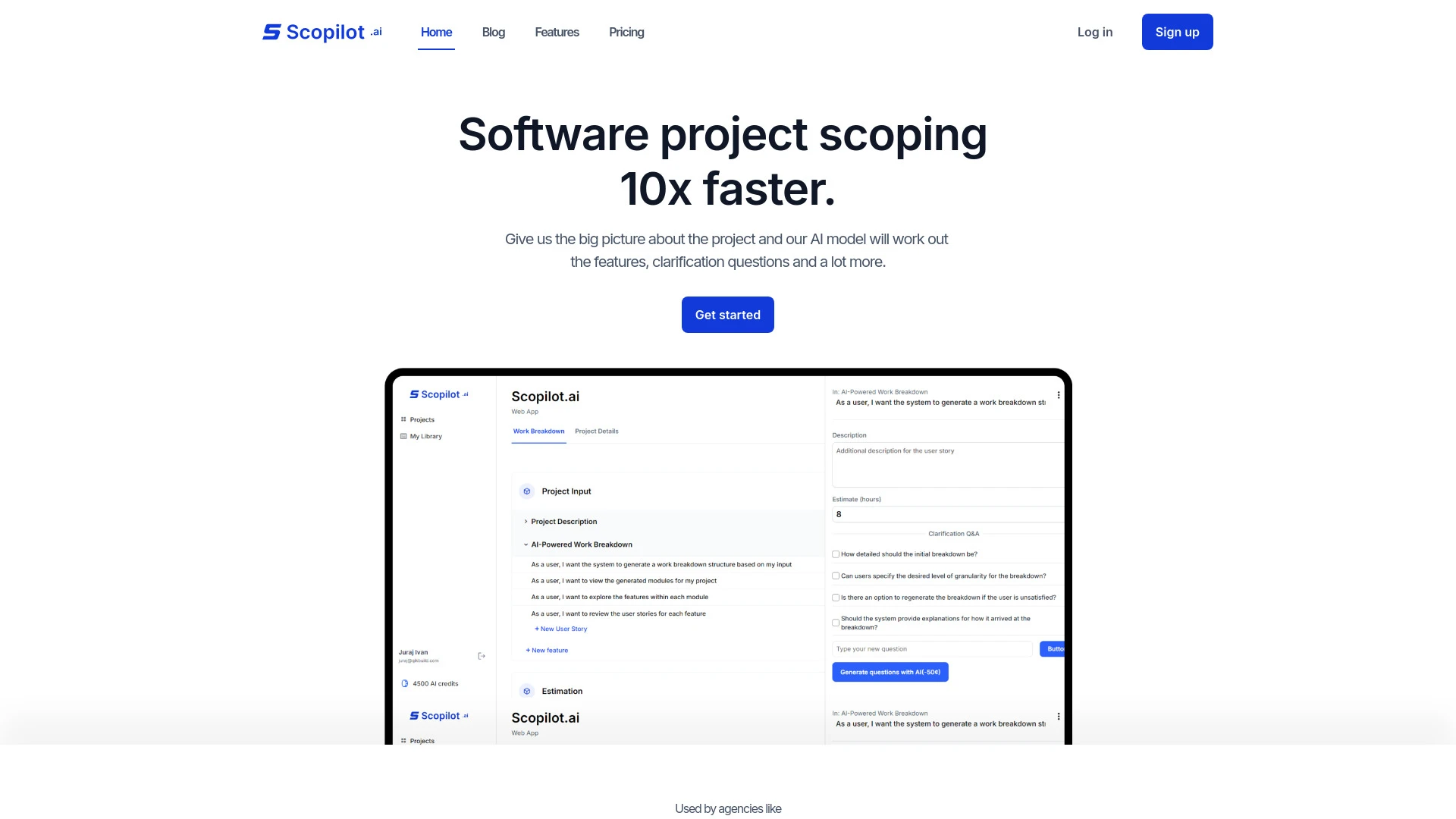 Scopilot AI website preview