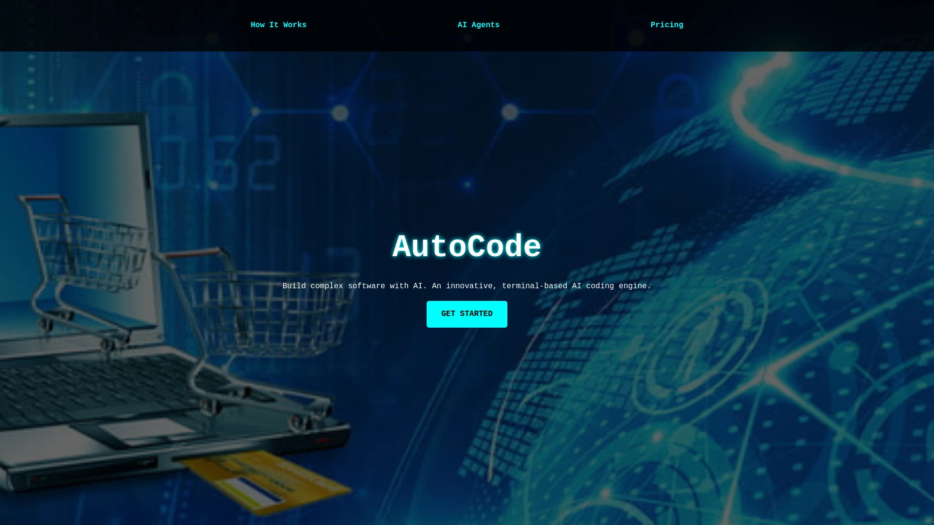 AutoCode website preview