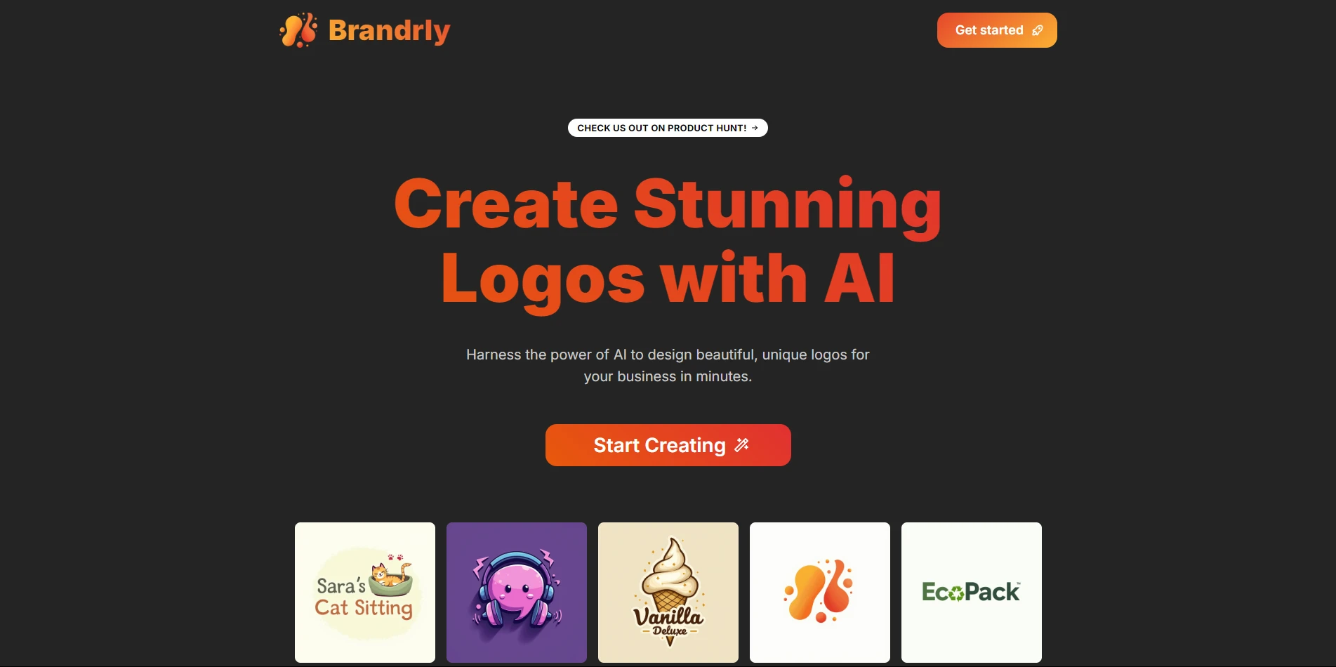 Brandrly website preview