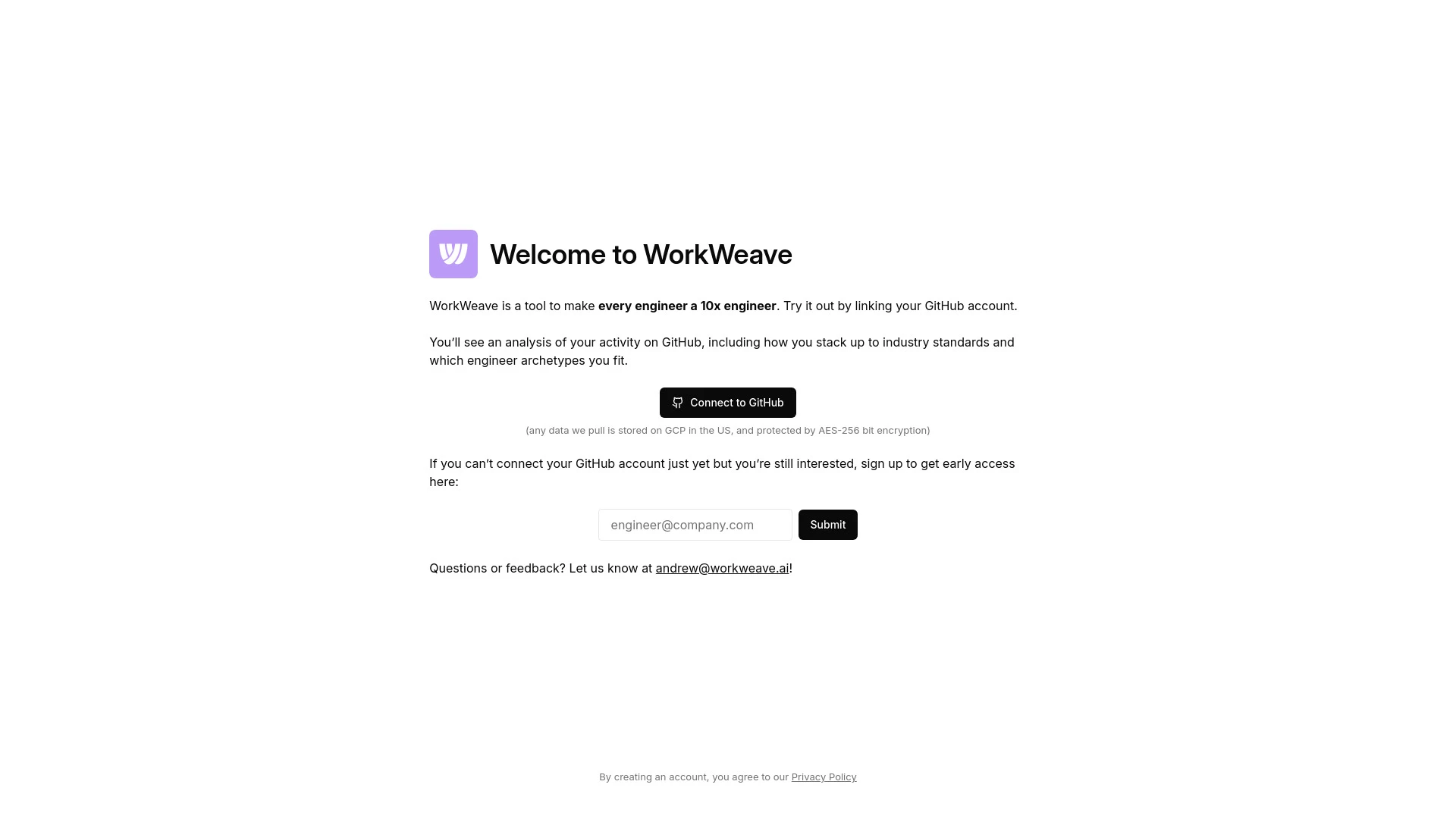 WorkWeave website preview