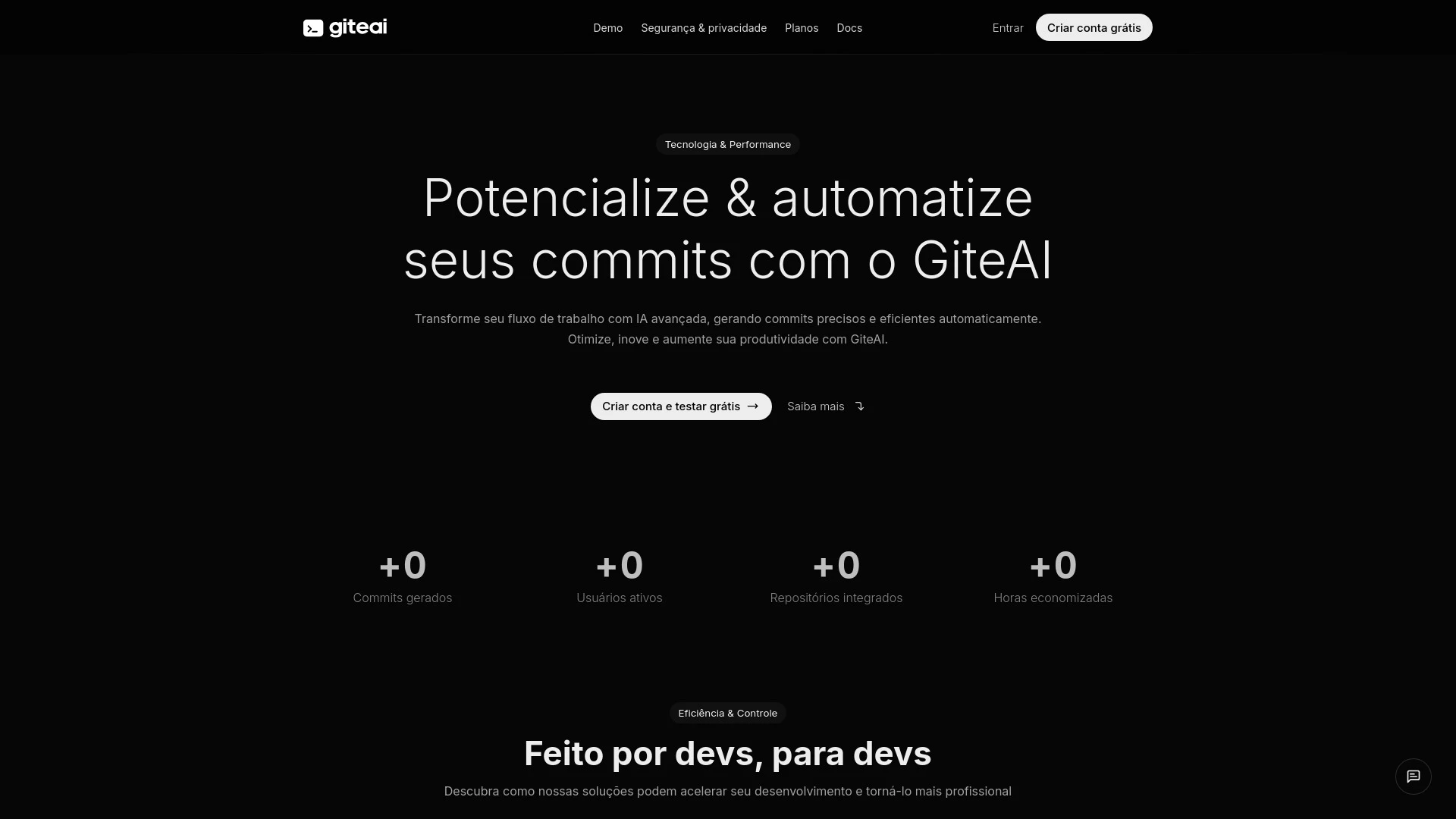 GiteAI website preview