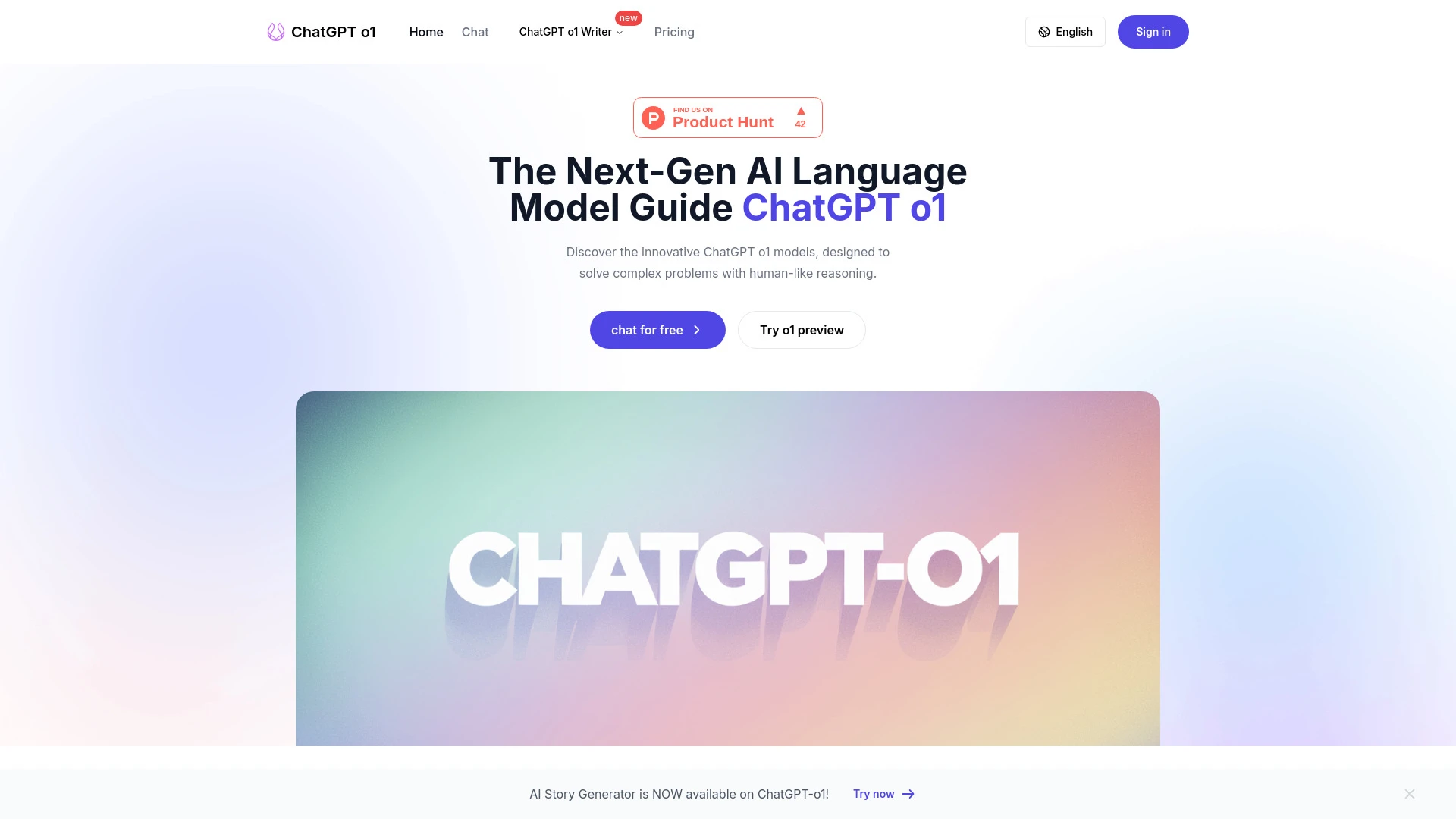 ChatGPT o1 website preview