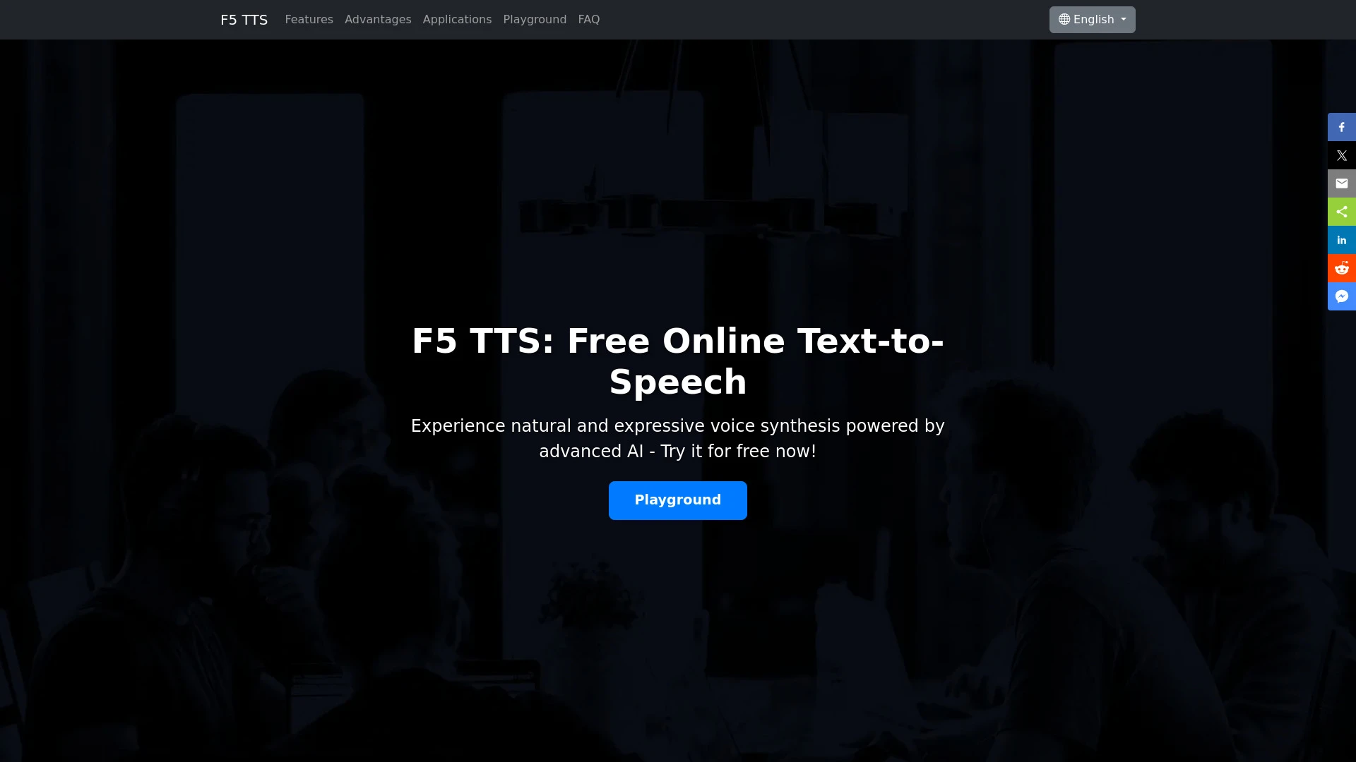 F5 TTS website preview