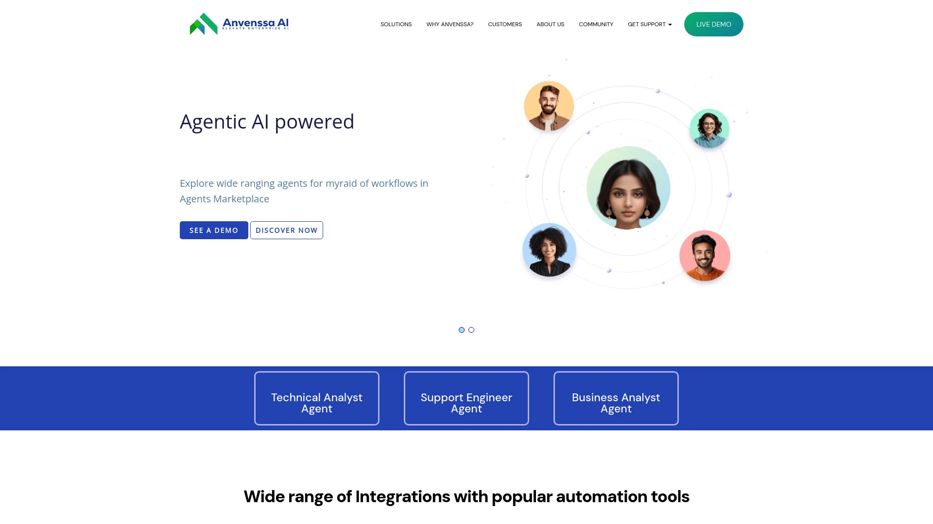 Anvenssa website preview