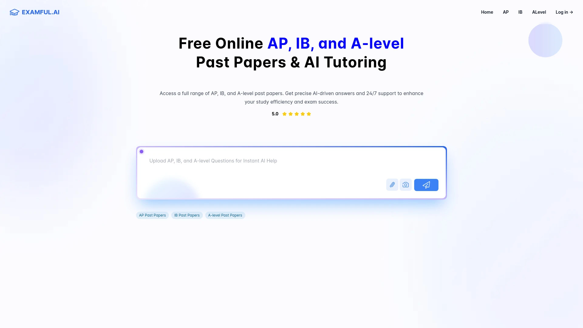 ExamFul.ai website preview