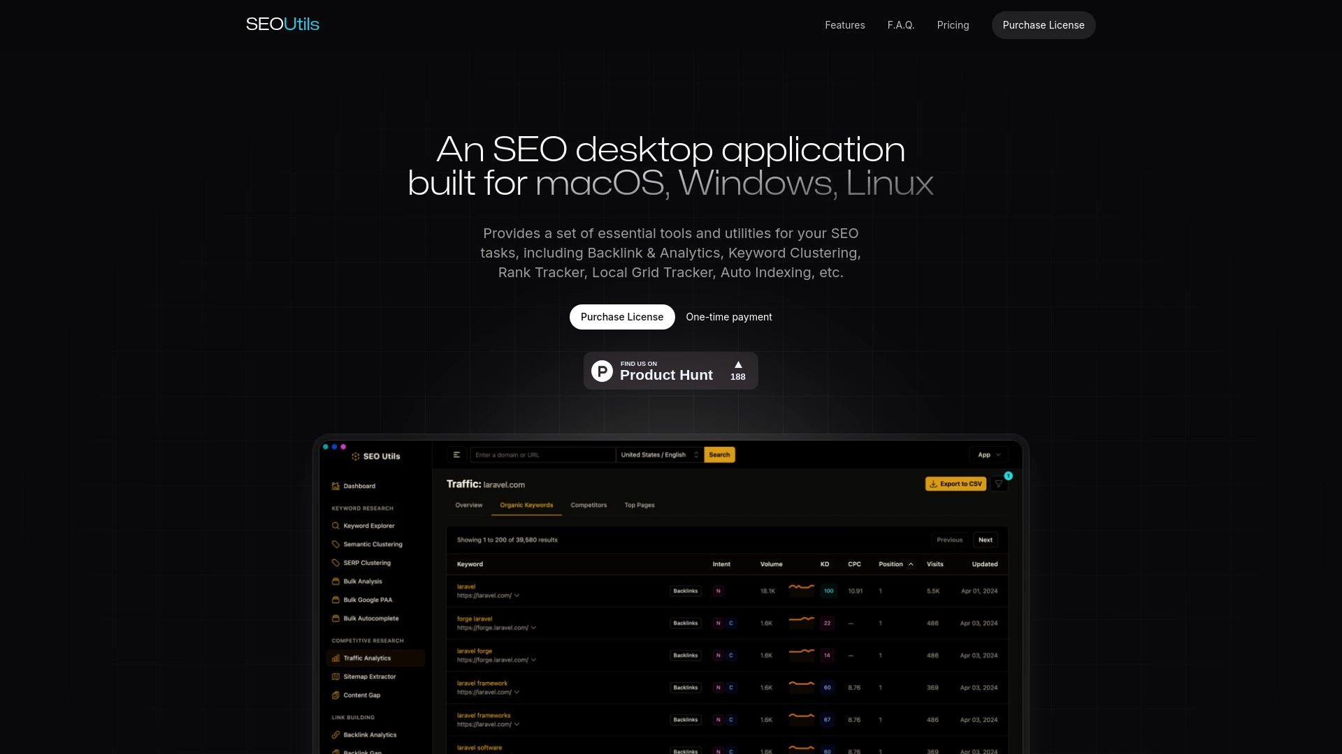 SEO Utils website preview