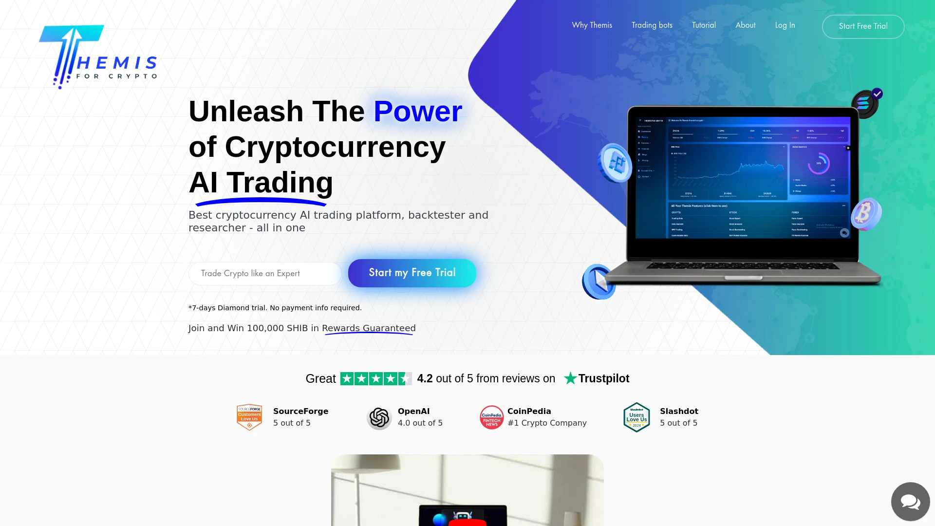 Themis For Crypto website preview