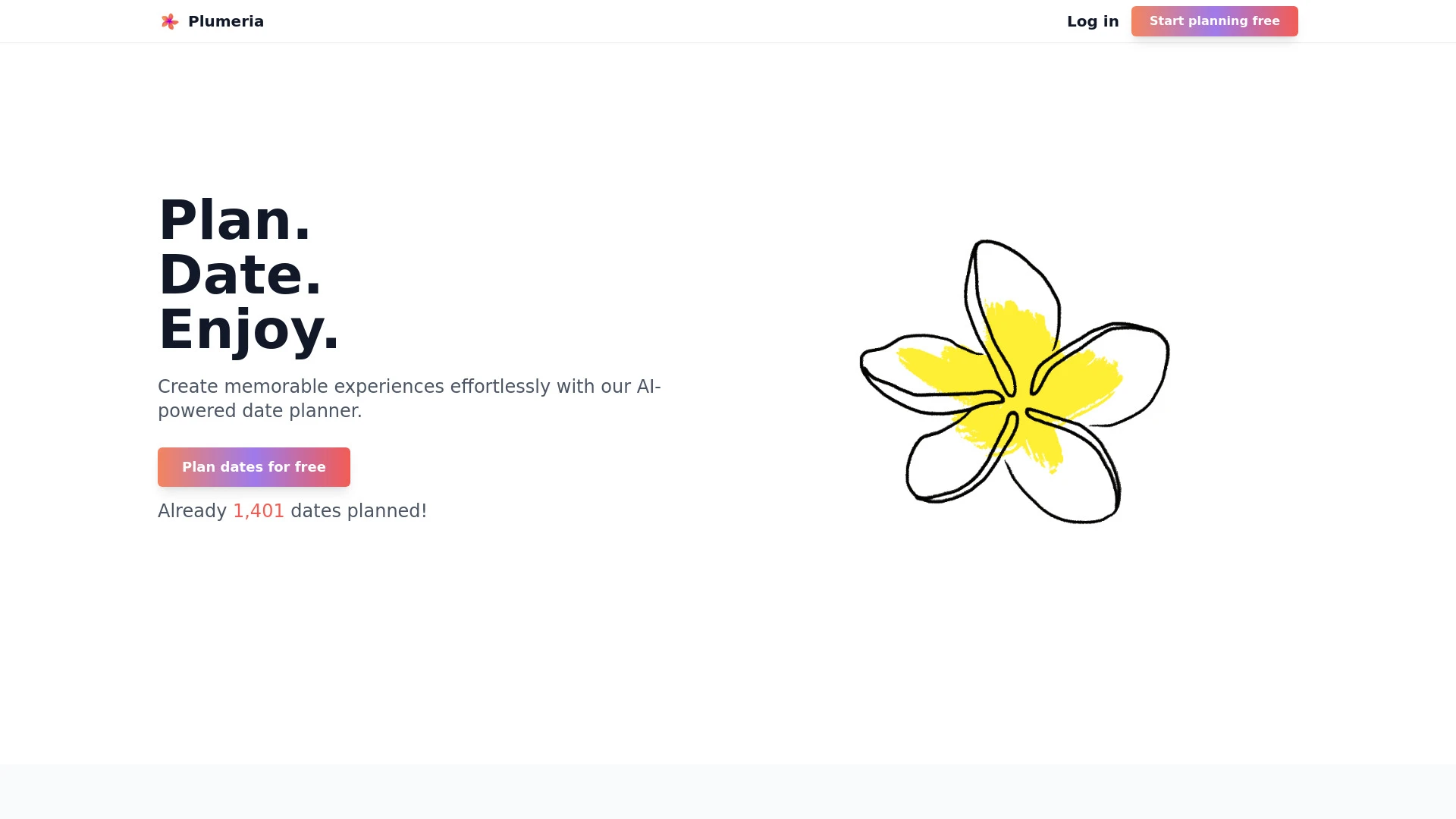 Plumeria website preview