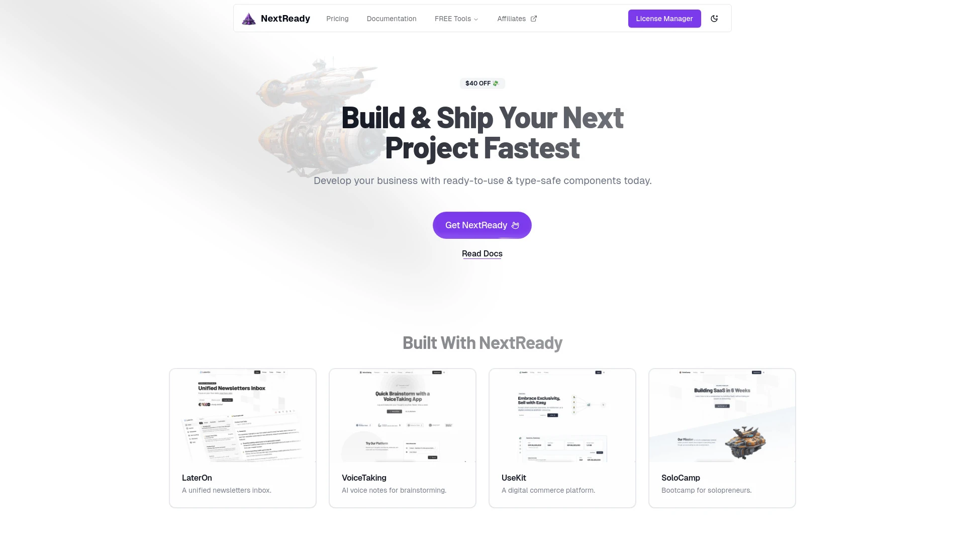 NextReady website preview