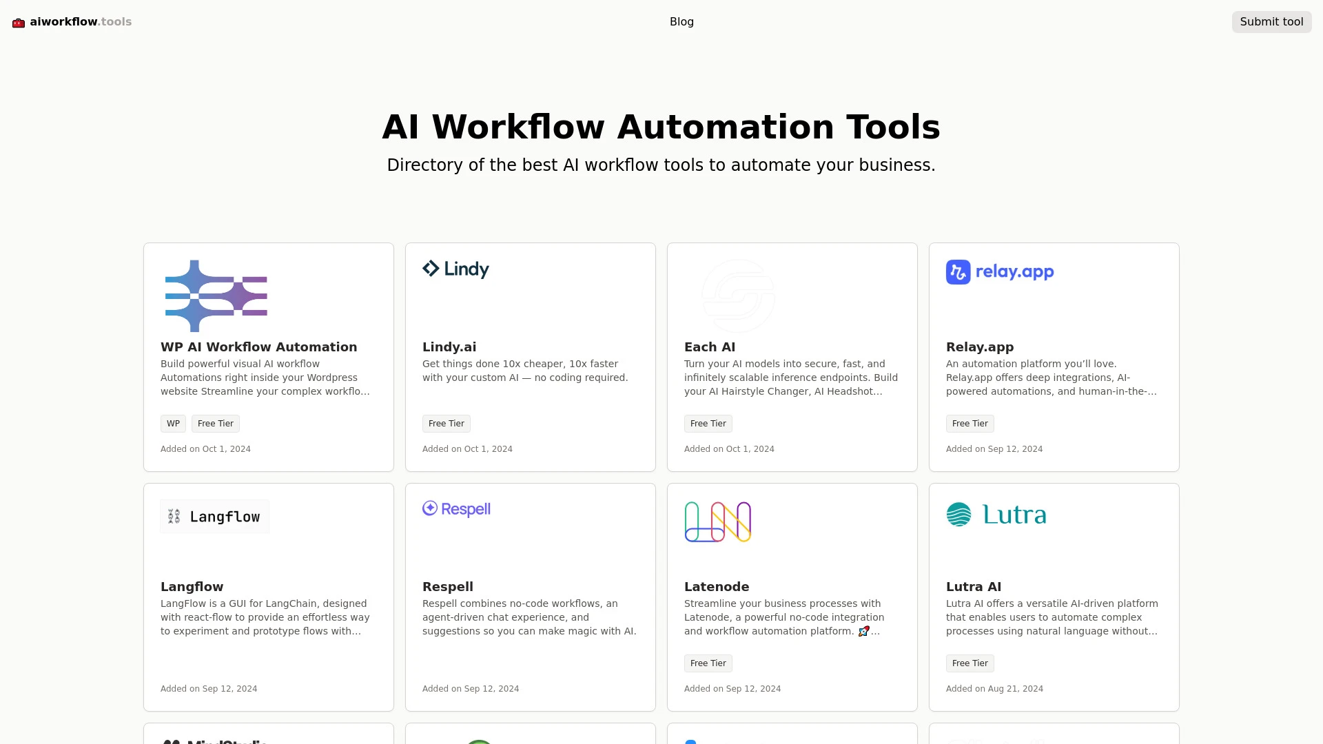 aiworkflow.tools website preview