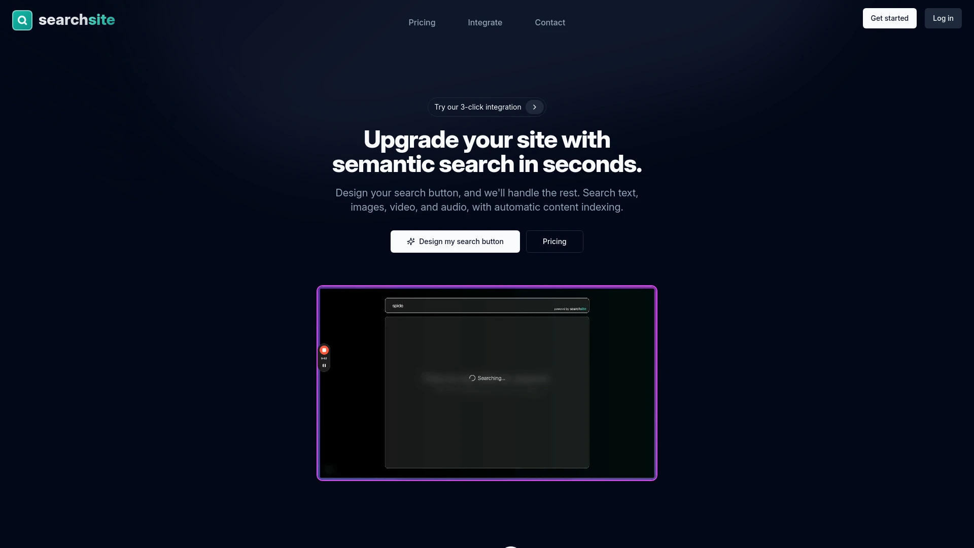 Searchsite website preview