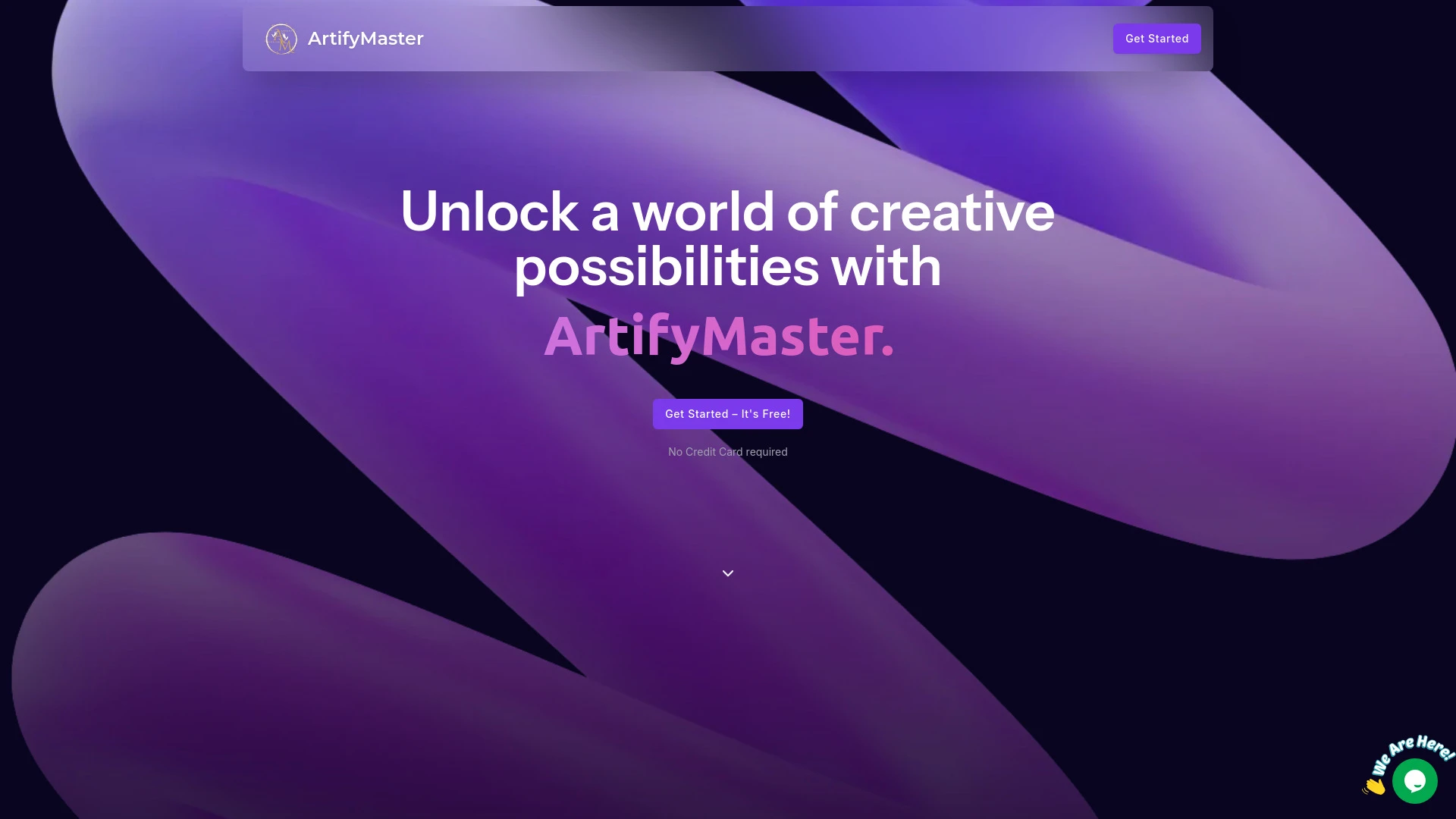 ArtifyMaster website preview