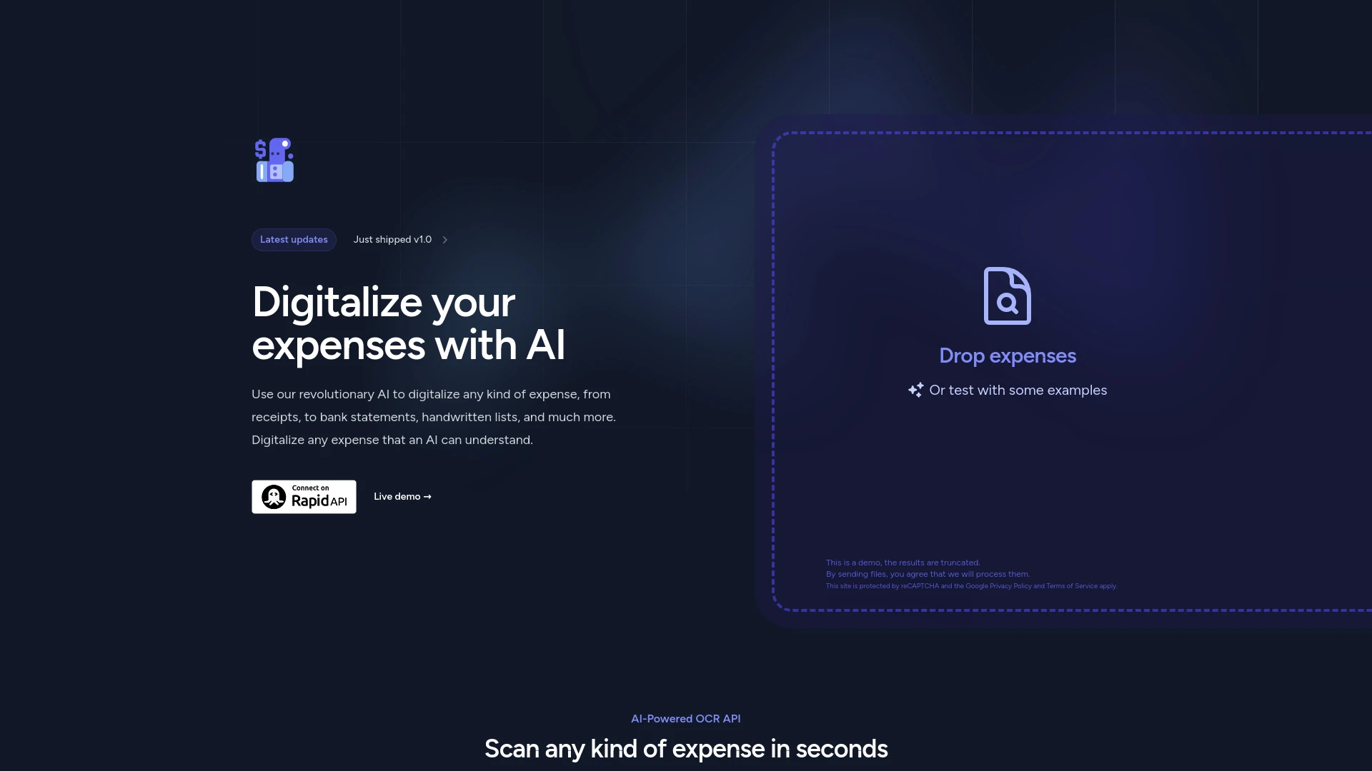 Expenses Day website preview