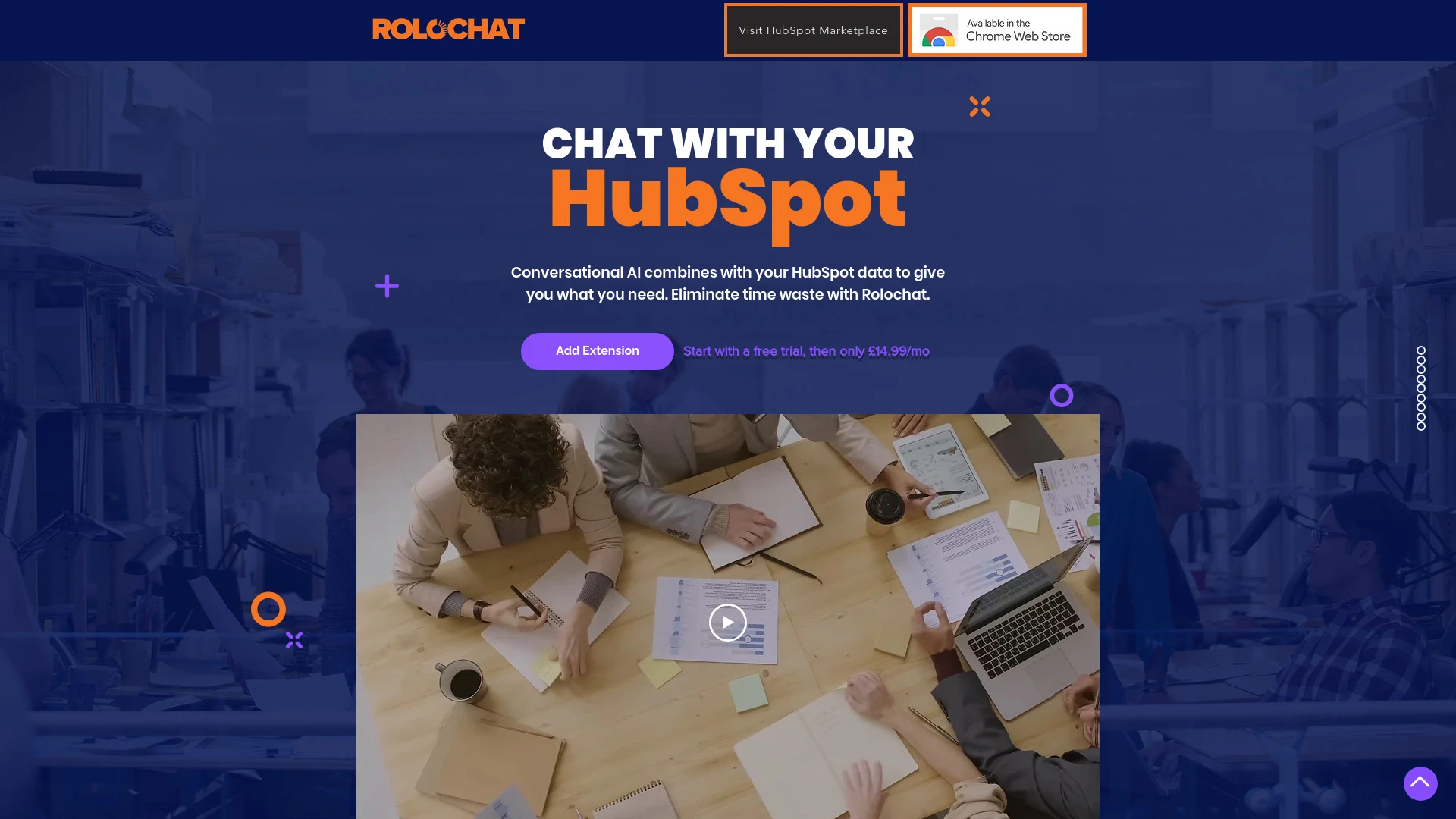 RoloChat website preview