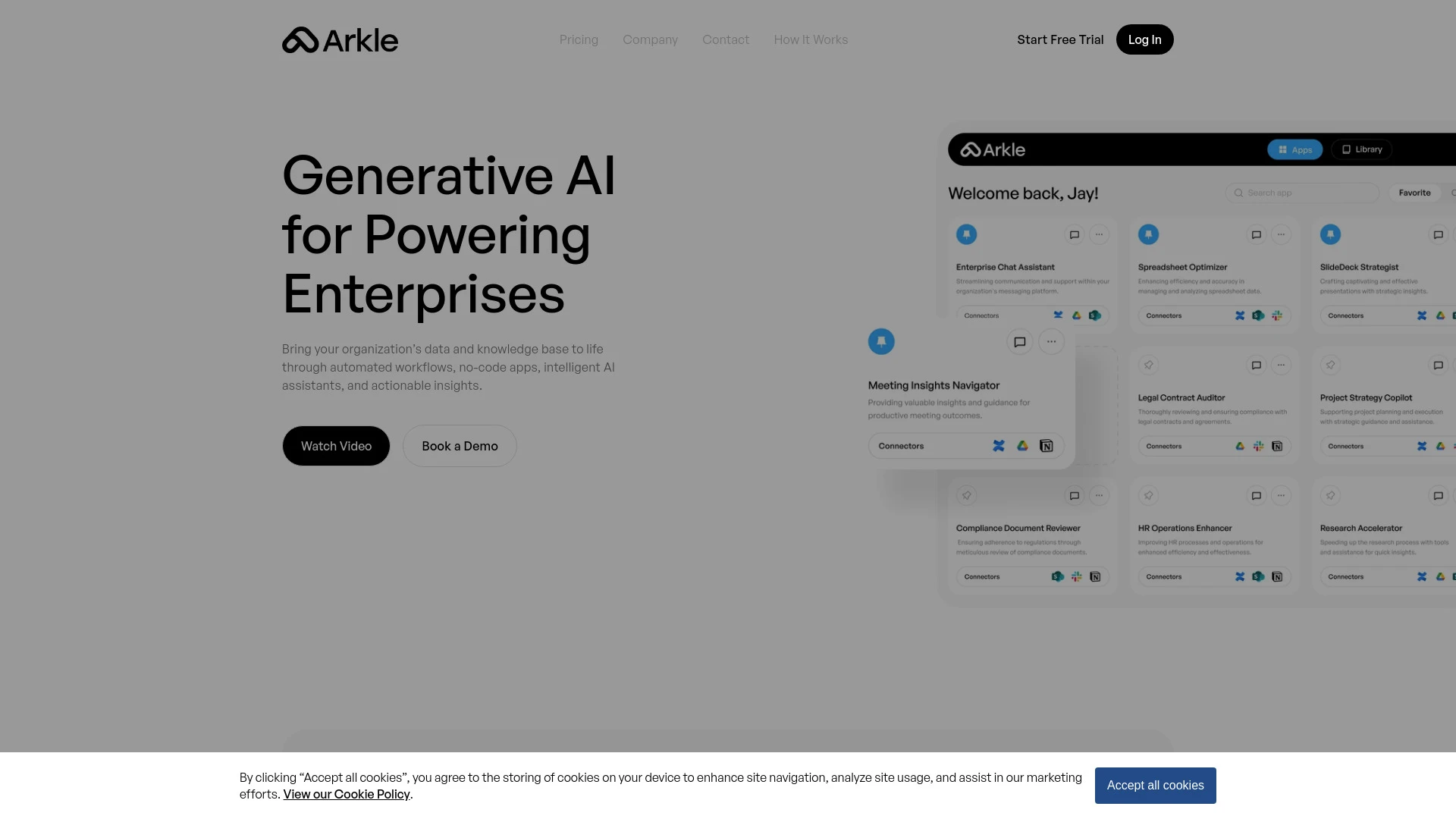 Arkle website preview