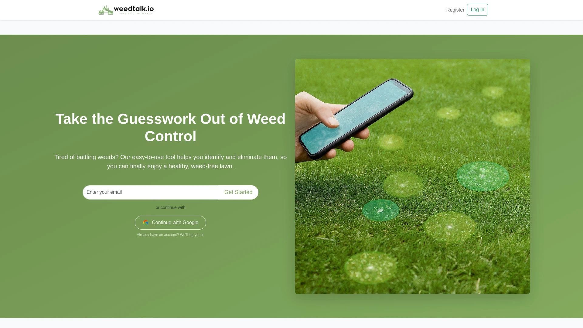 weedtalk.io website preview