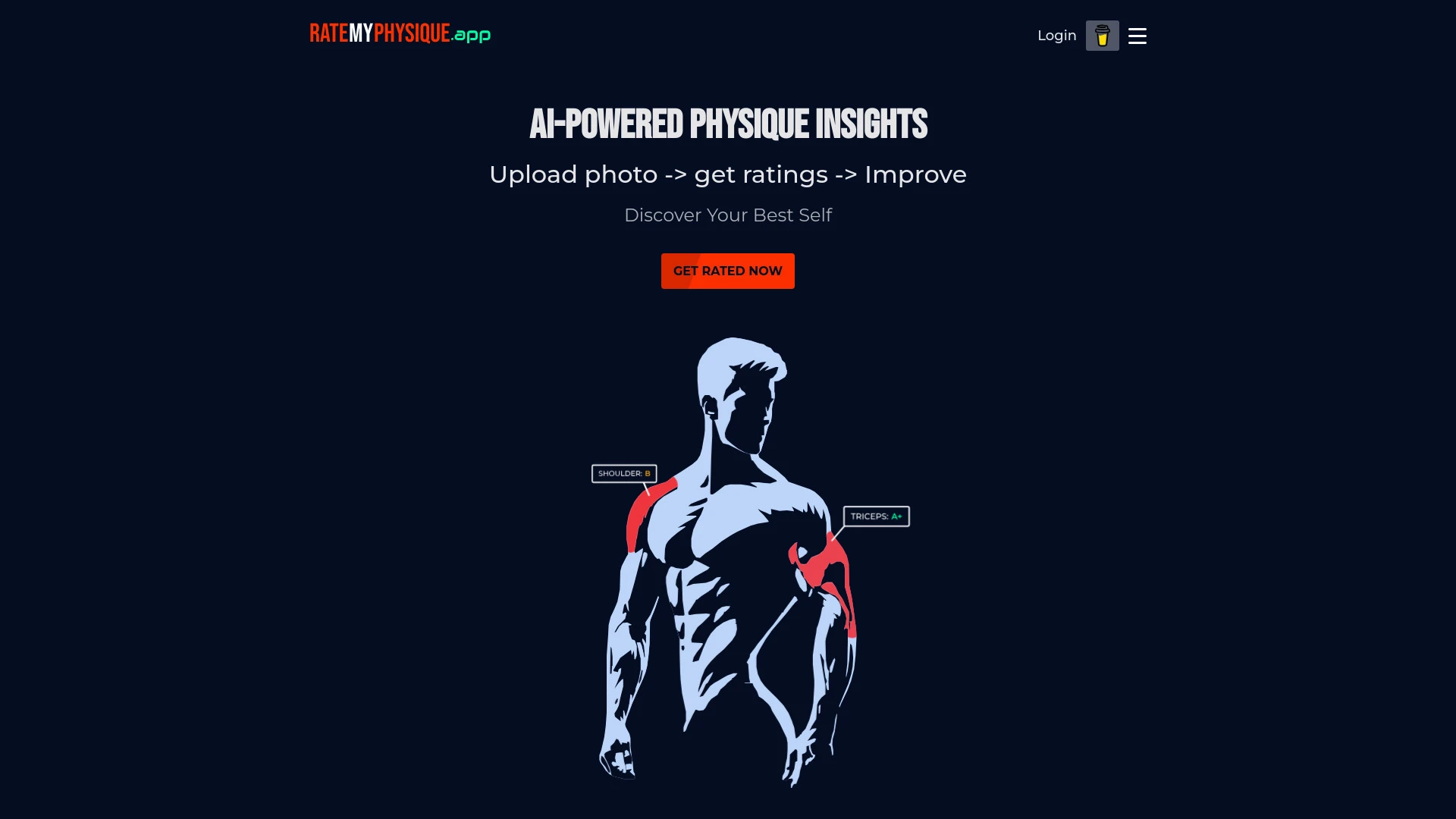 Rate My Physique website preview