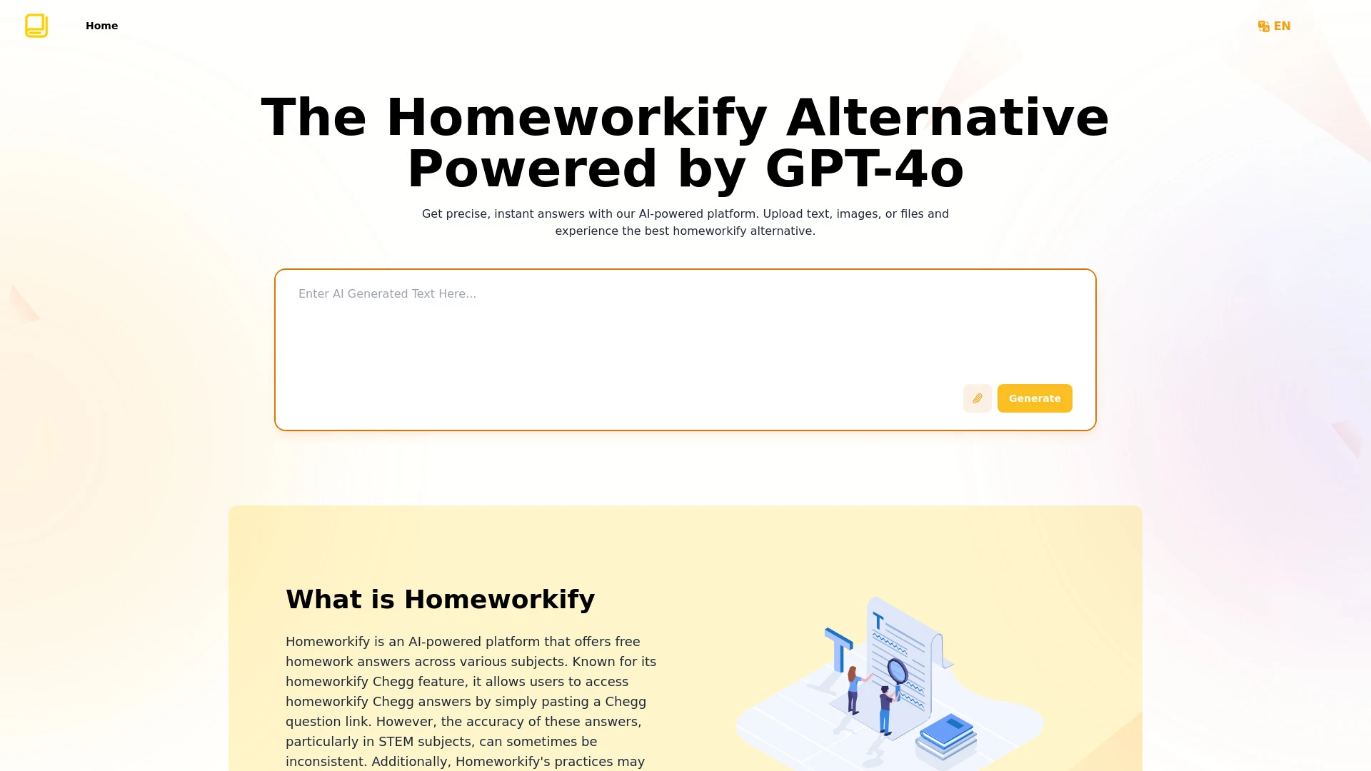 Homeworkify.im website preview