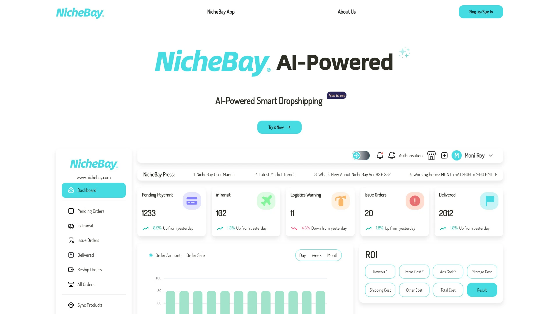 NicheBay website preview