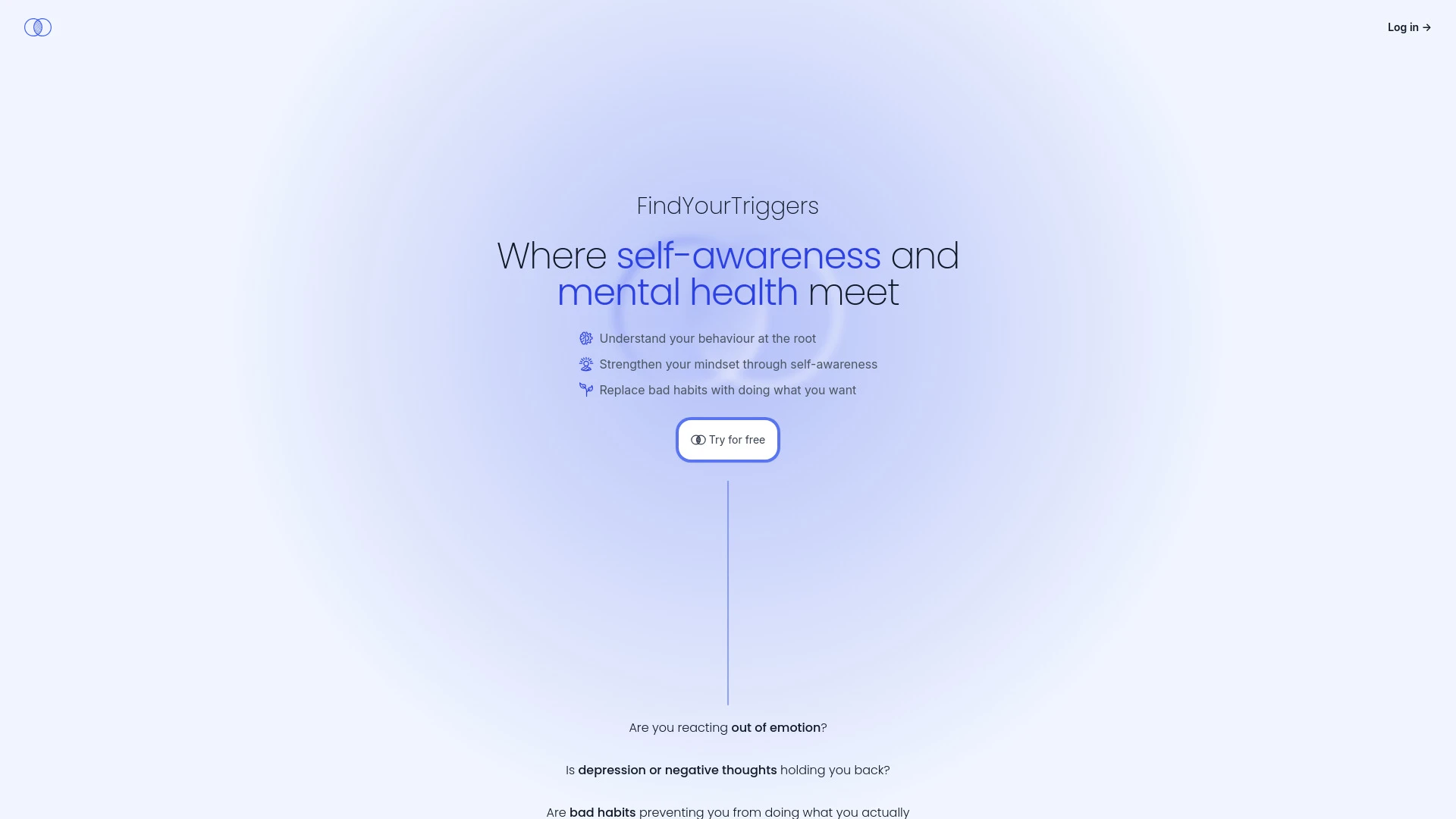 FindYourTriggers website preview