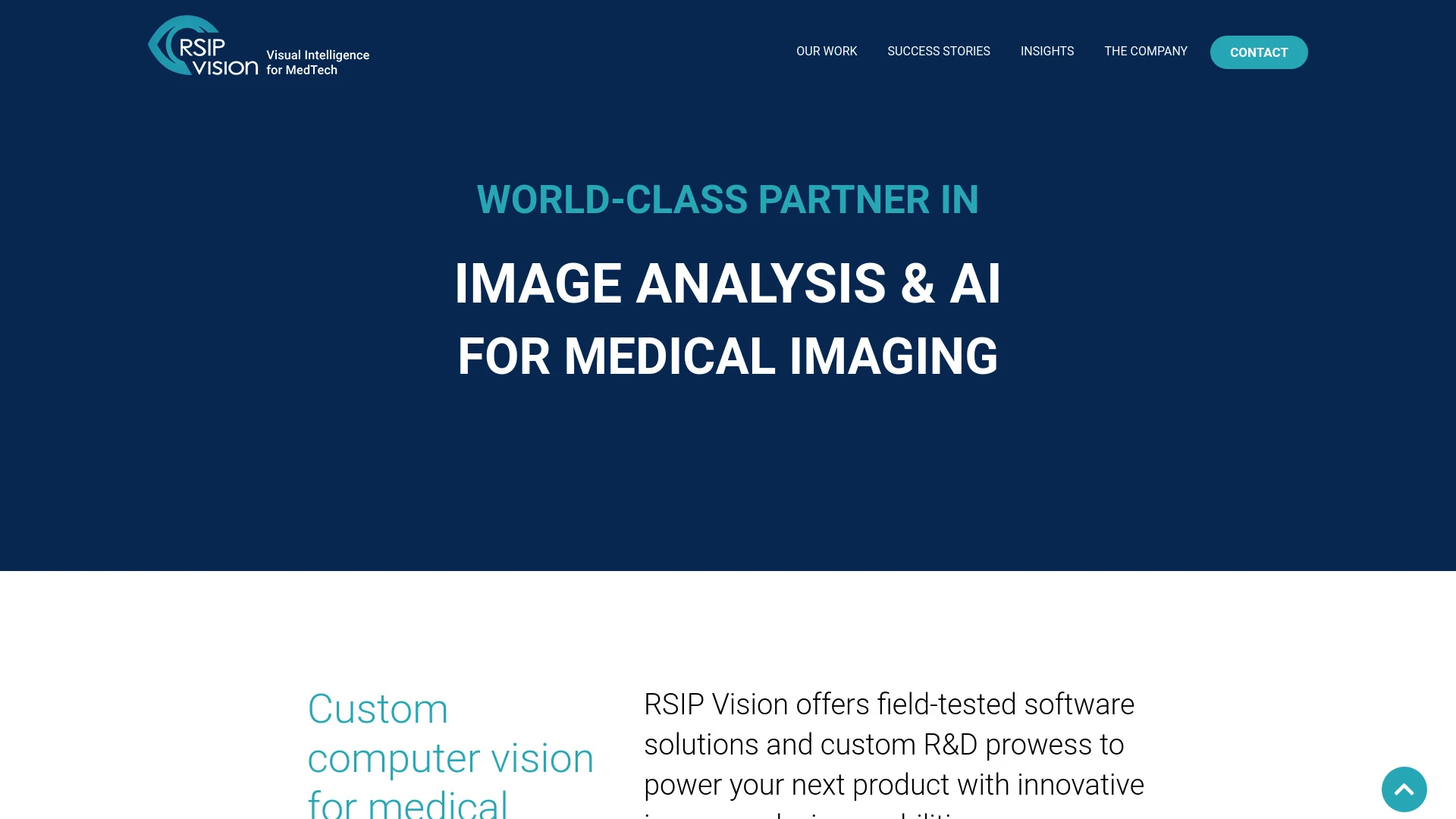 RSIP Vision website preview