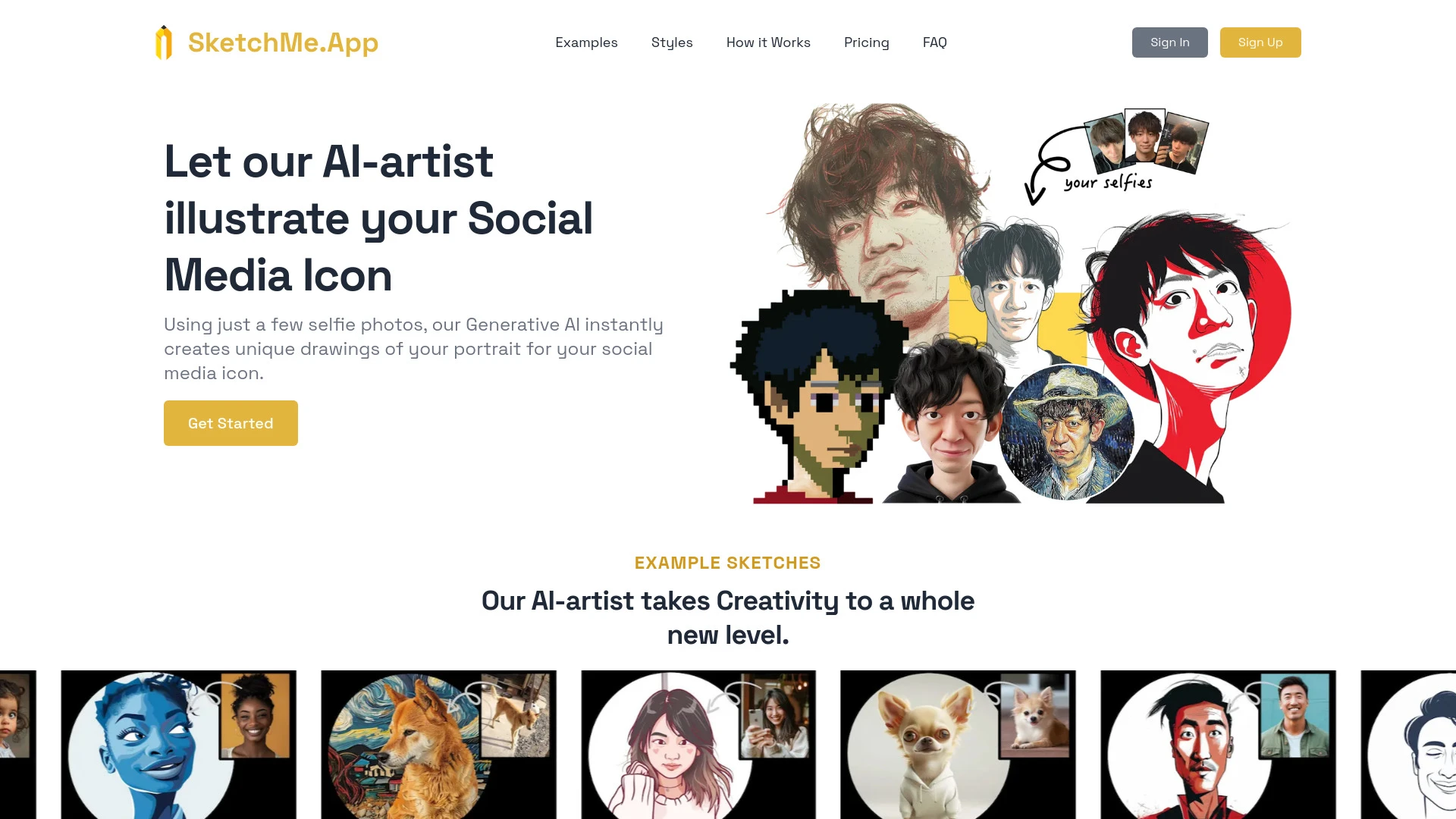 SketchMe.App website preview