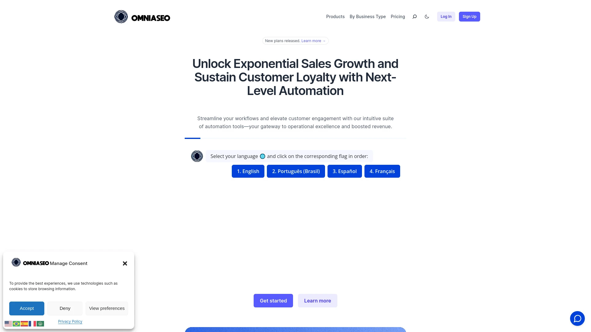 Omniaseo website preview