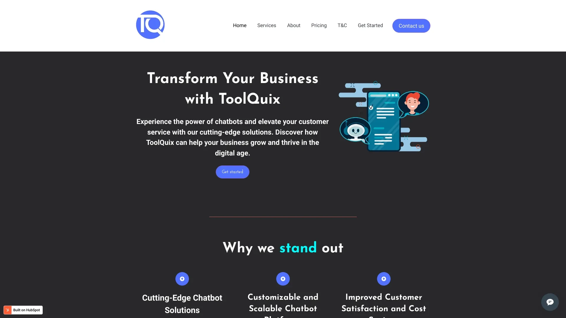 ToolQuix website preview