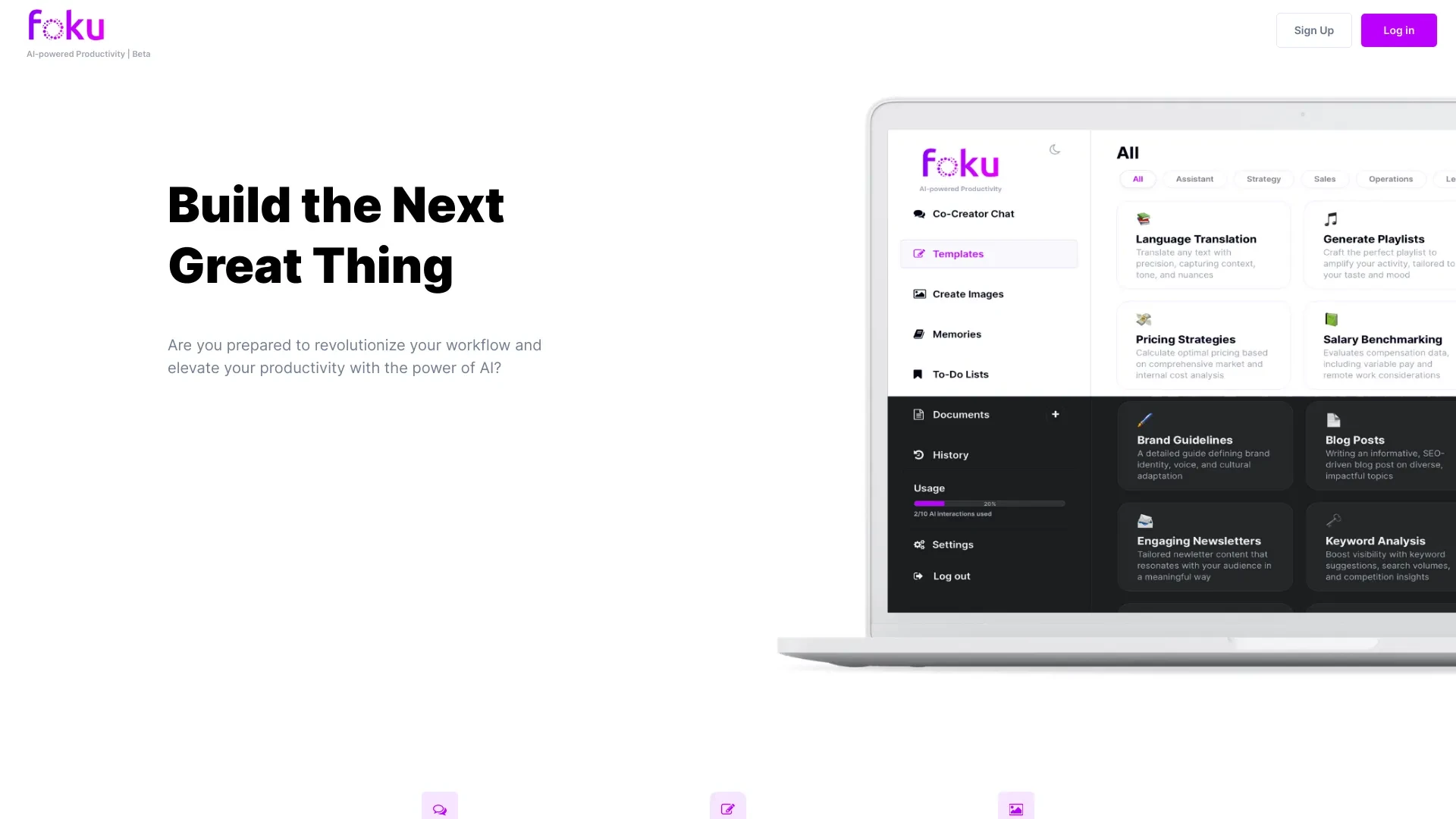 foku.ai website preview