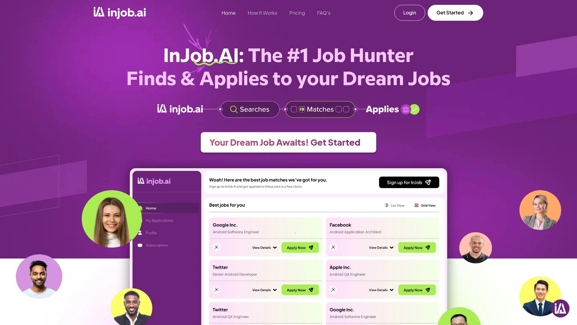 InJob.AI website preview