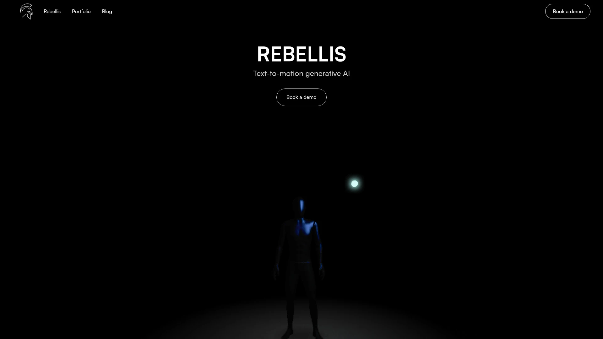 Rebellis AI website preview