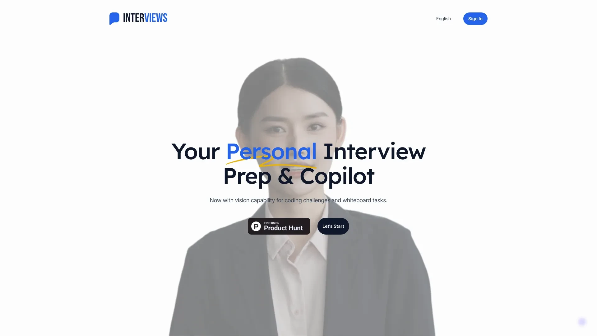 Interviews Chat website preview