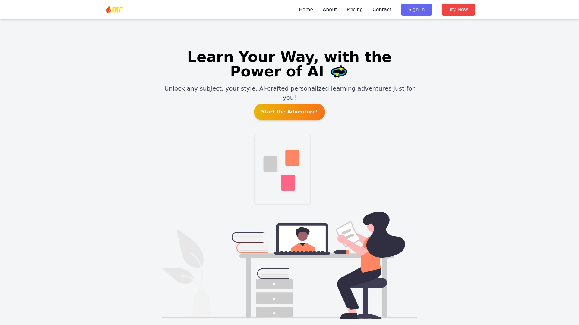 Ignyt Learning Platform website preview